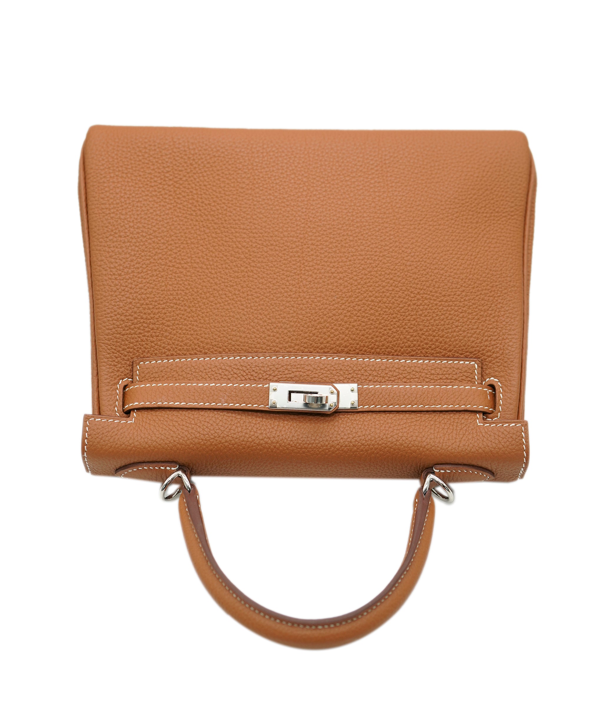 Hermes kelly 25 togo retourne gold with PHW - AJC0781