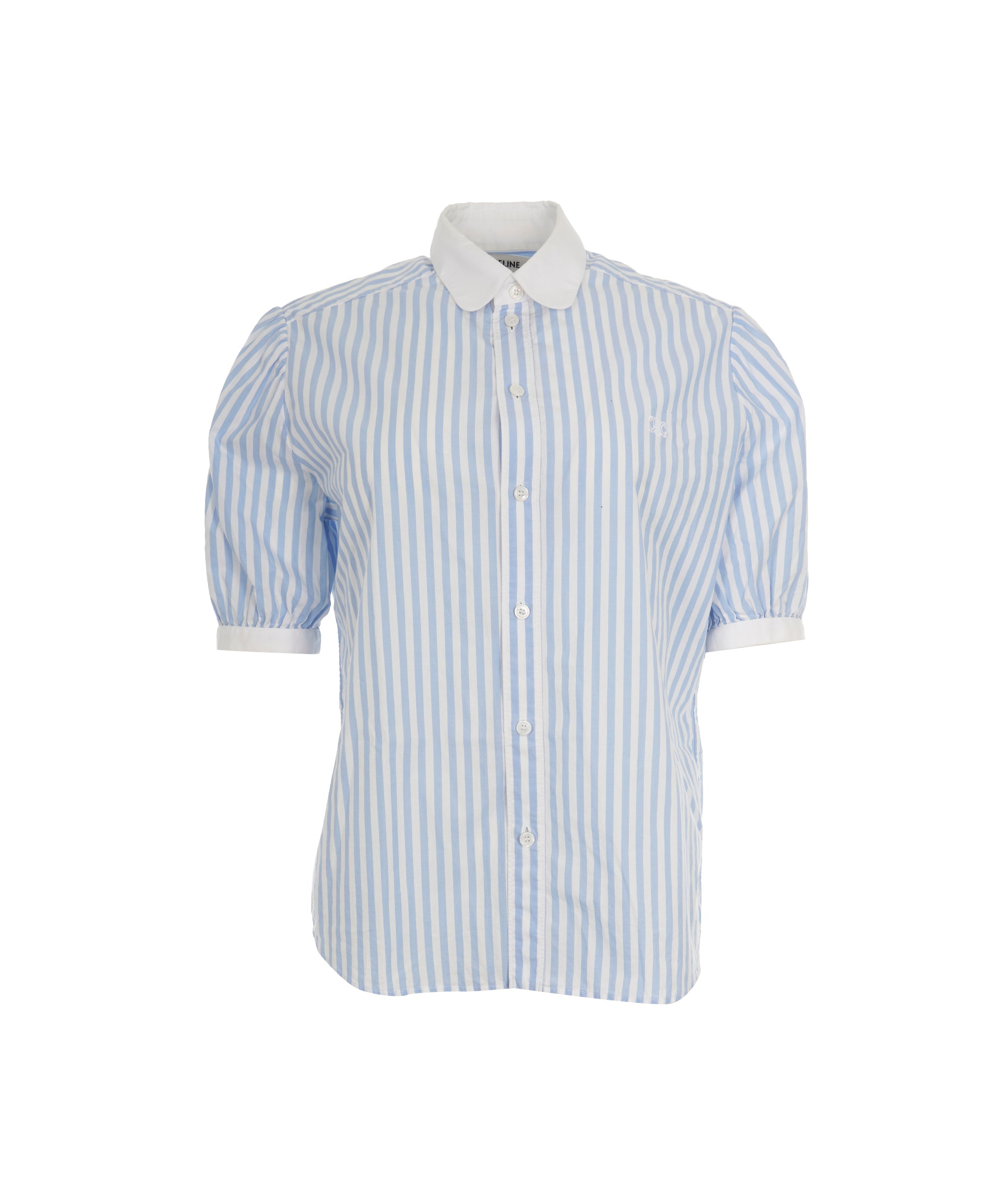 Celine Stripe Shirt Baby Blue ASL10847