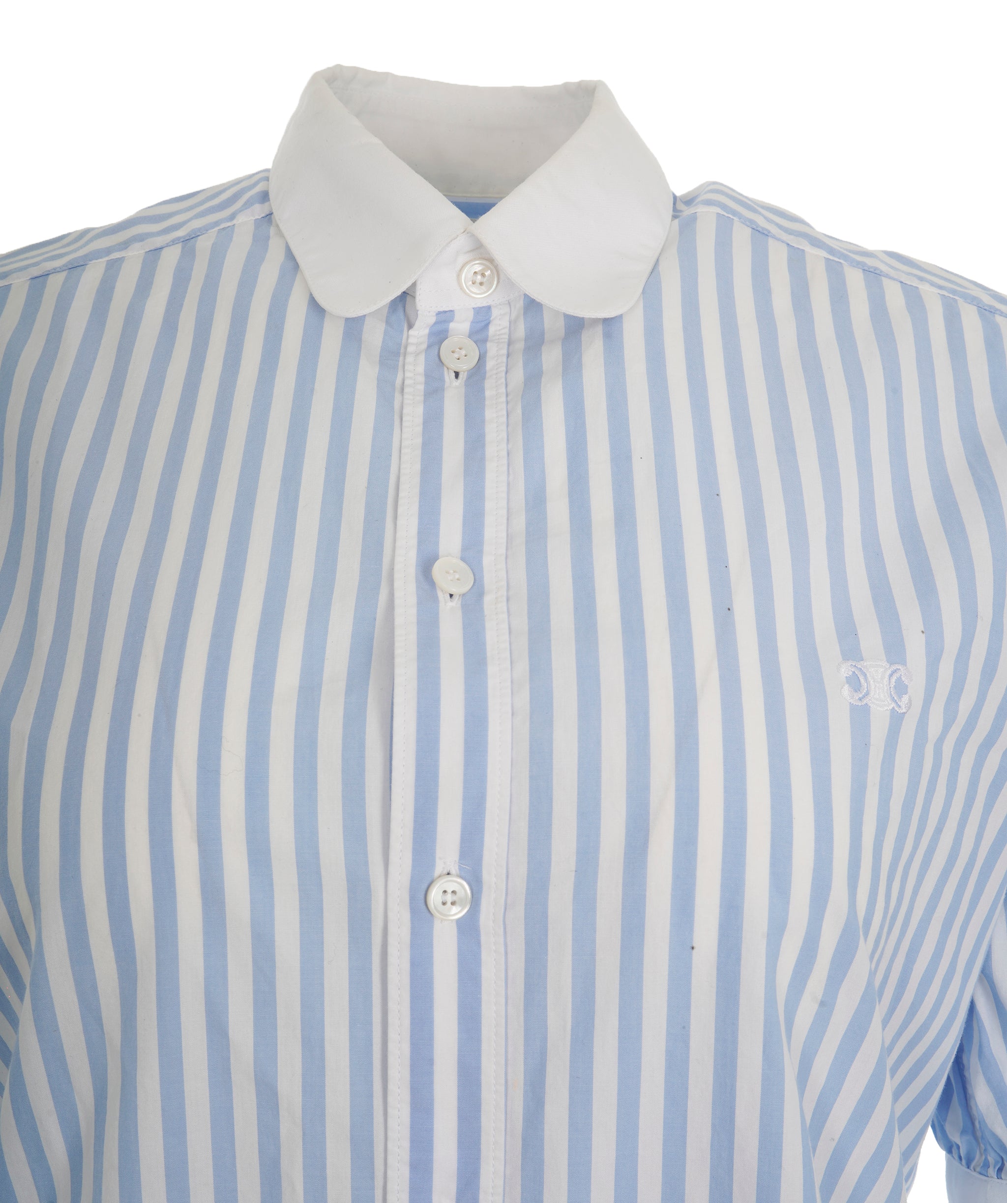 Celine Stripe Shirt Baby Blue ASL10847