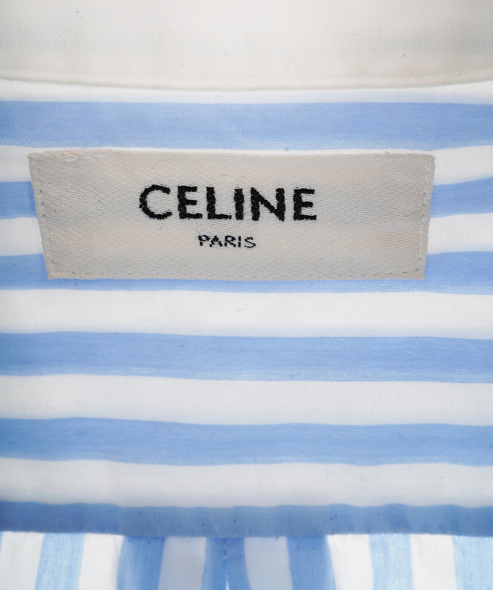 Celine Stripe Shirt Baby Blue ASL10847