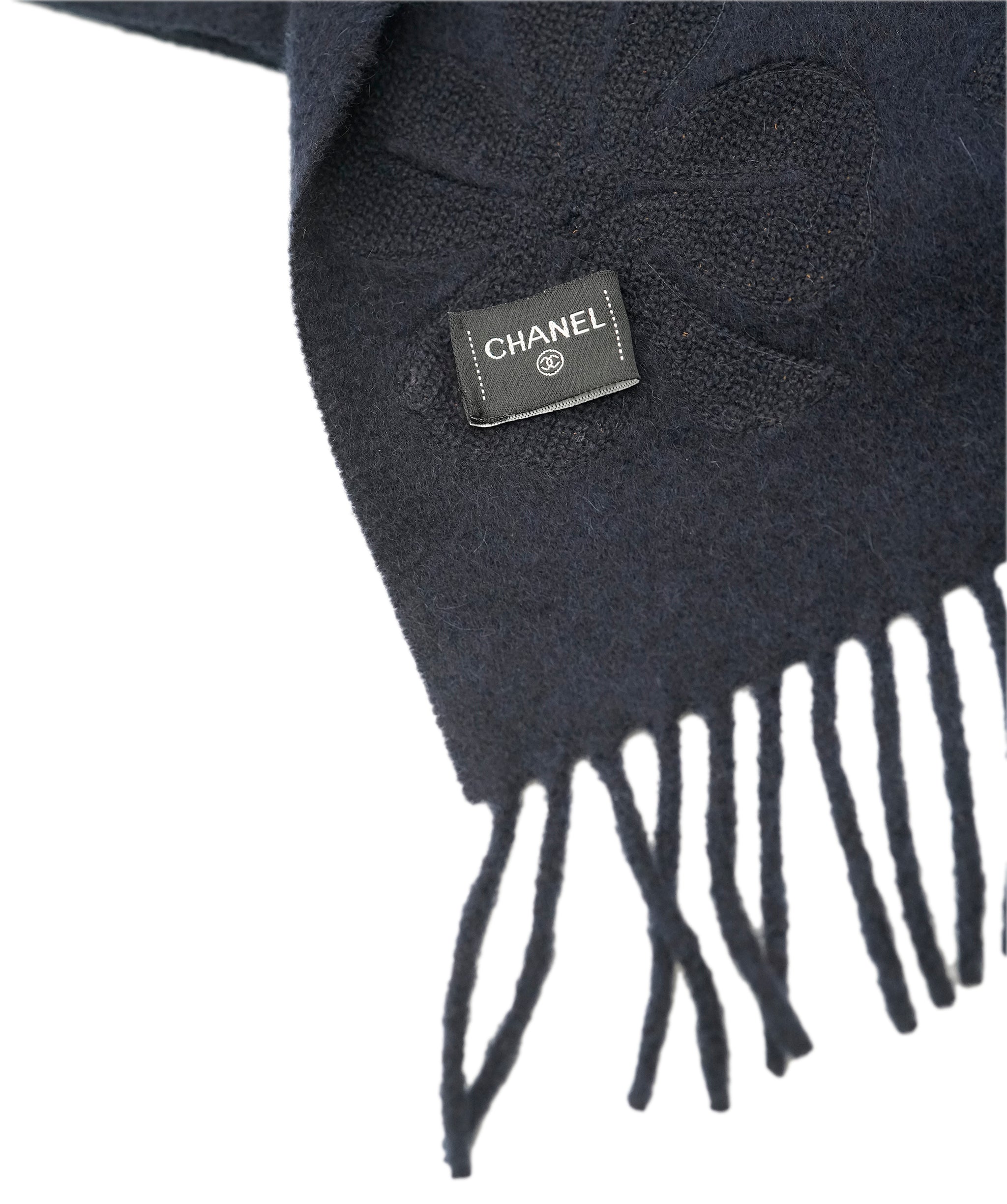 Chanel Navy CC Lucky Charm Scarf  ALL0770