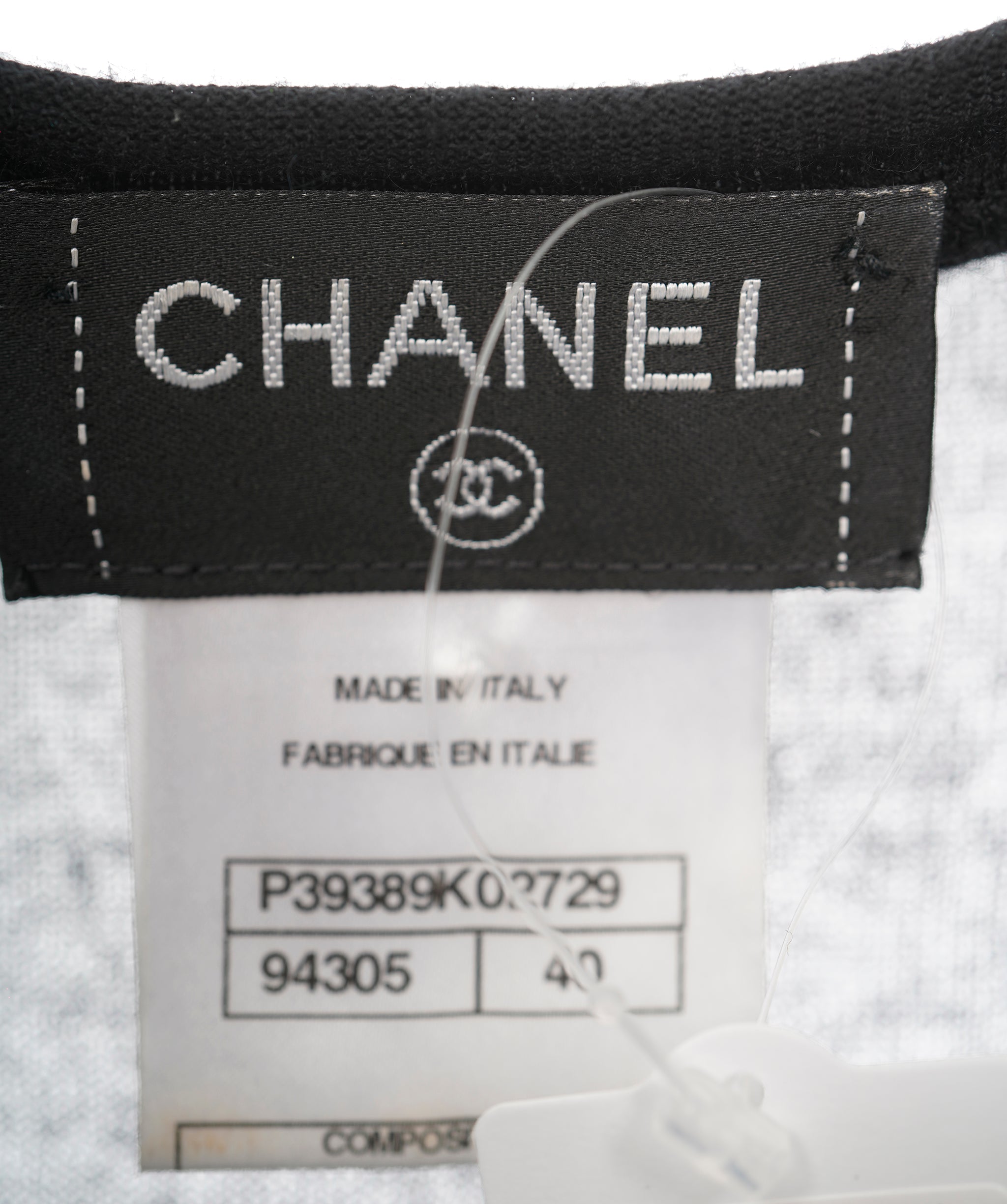 Chanel CC Sleeve Cashmere Cardigan Black ASL10853