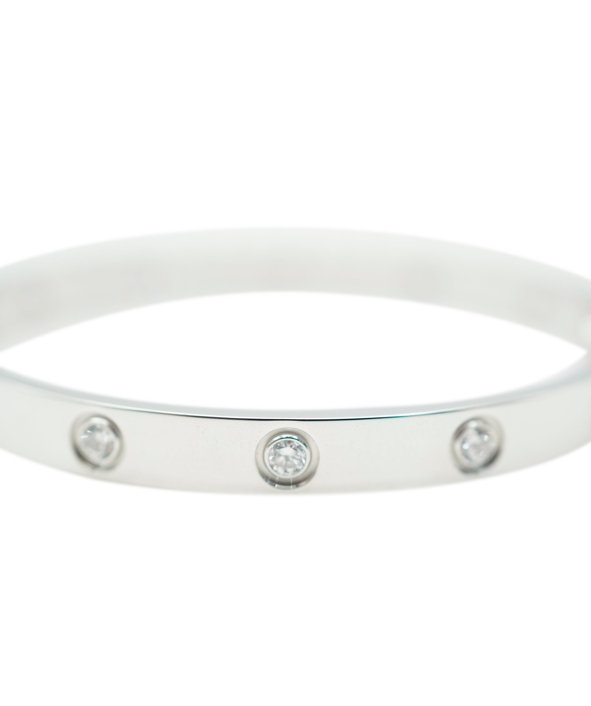 Cartier White Gold LOVE 10 Diamond Bracelet  AGC1718