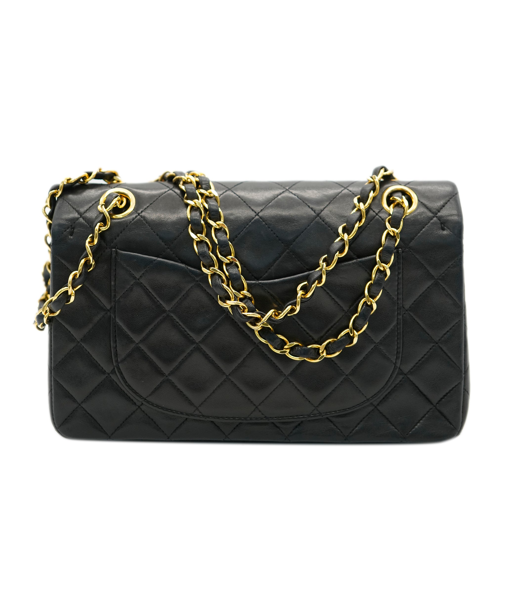 Chanel Vintage Small Classic Flap Black with GHW - REC1731