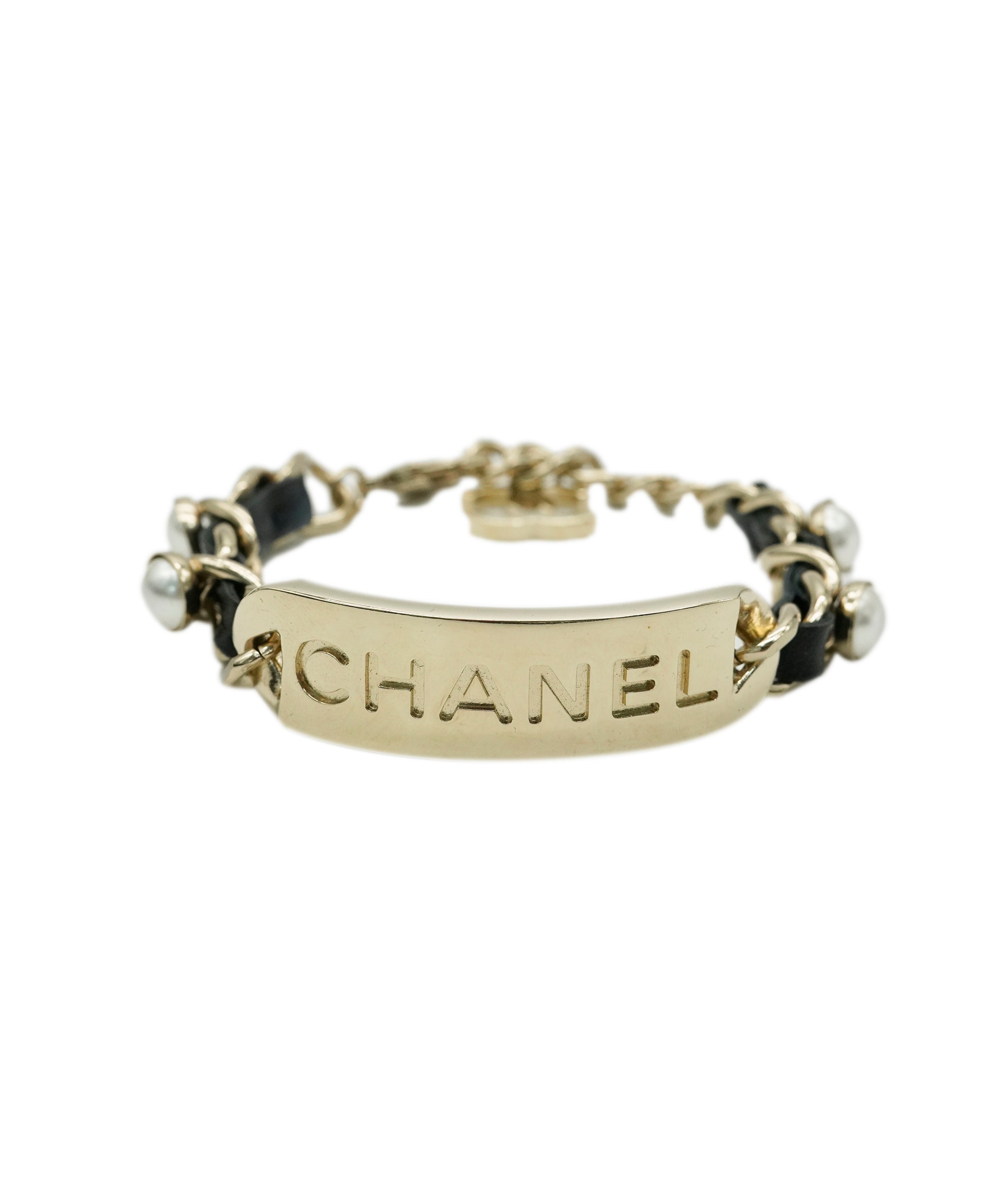 Chanel Pearl Lambskin Bracelet - ALC1794