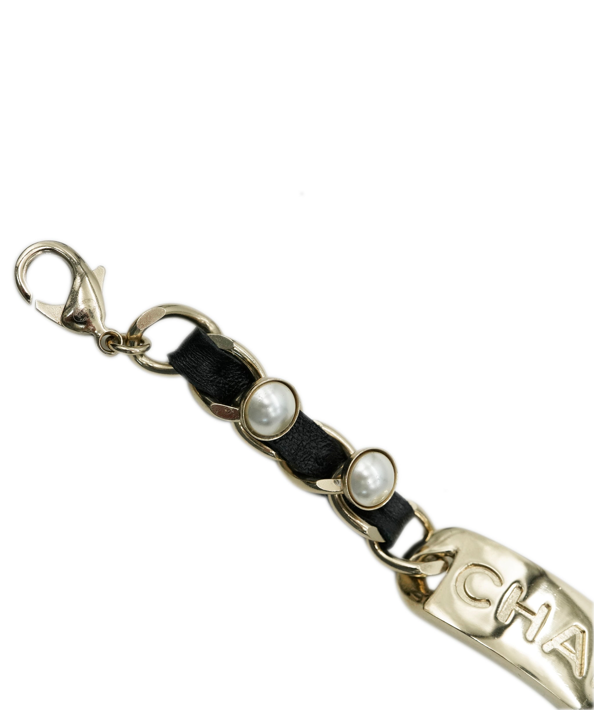 Chanel Pearl Lambskin Bracelet - ALC1794