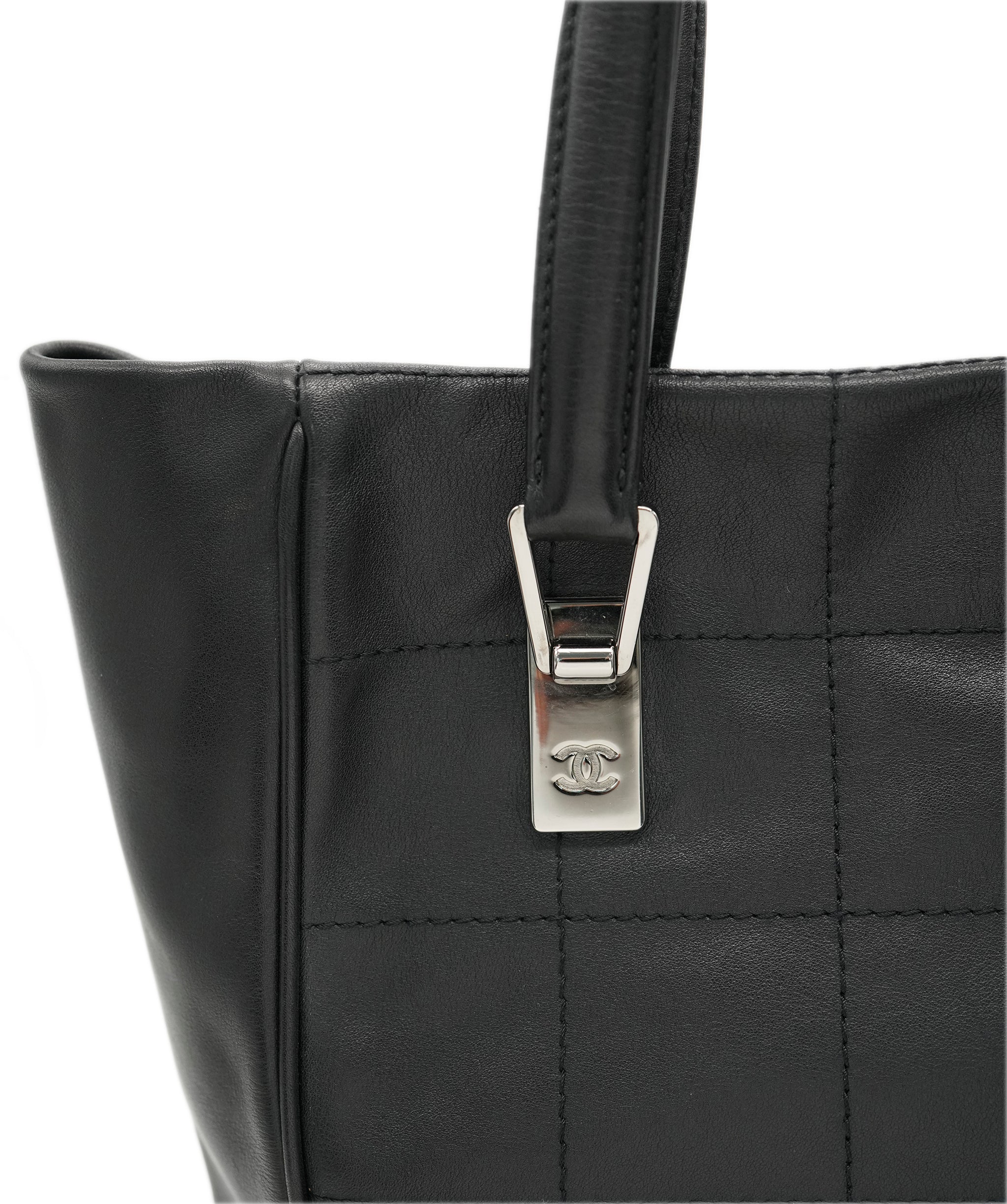 Chanel Black Chocolate Bar Tote  ALC1791