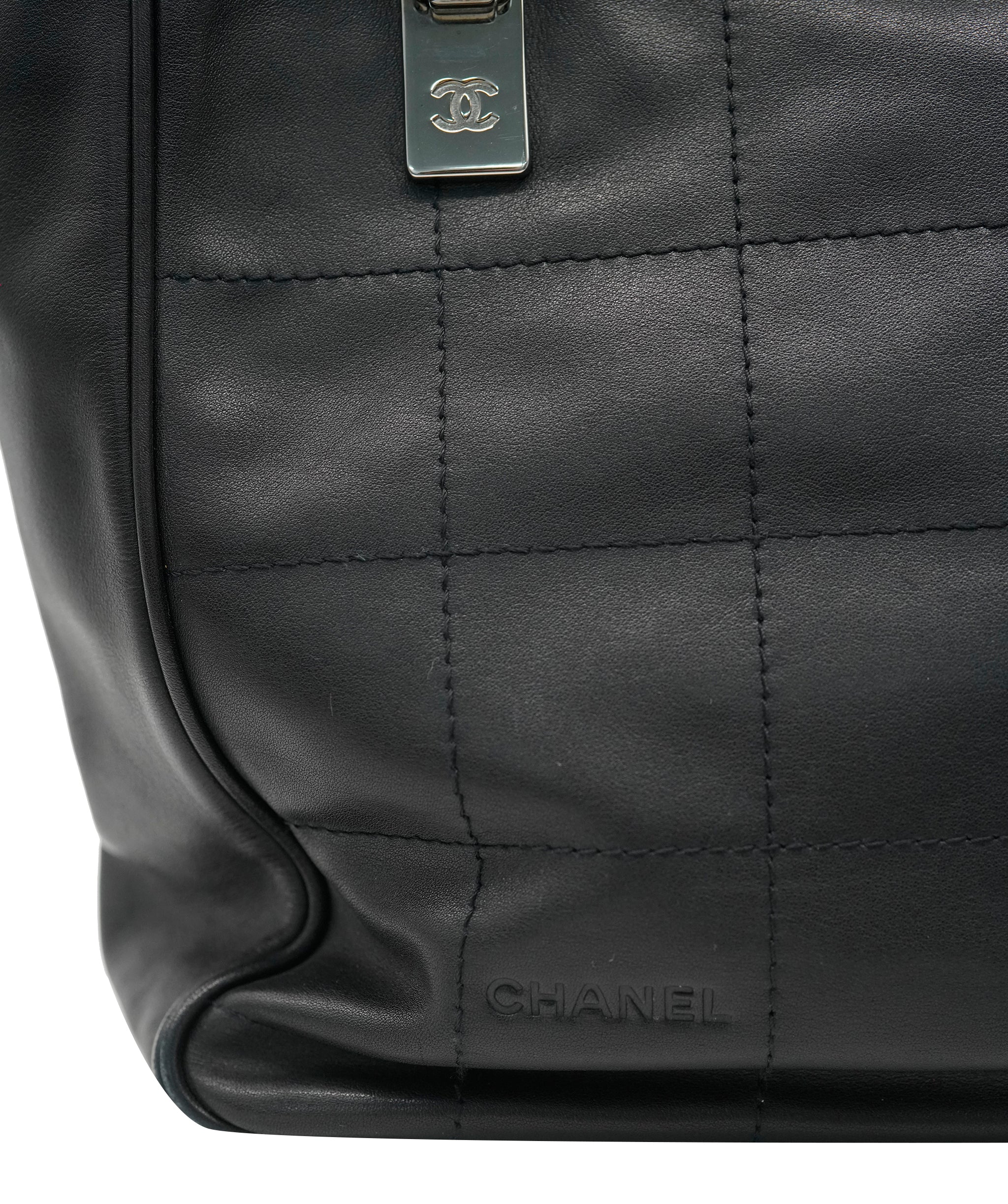 Chanel Black Chocolate Bar Tote  ALC1791