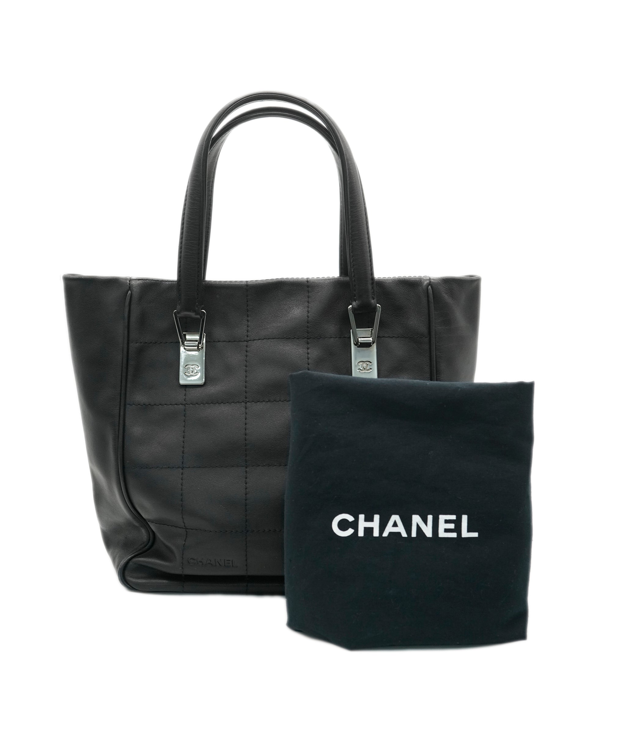 Chanel Black Chocolate Bar Tote  ALC1791