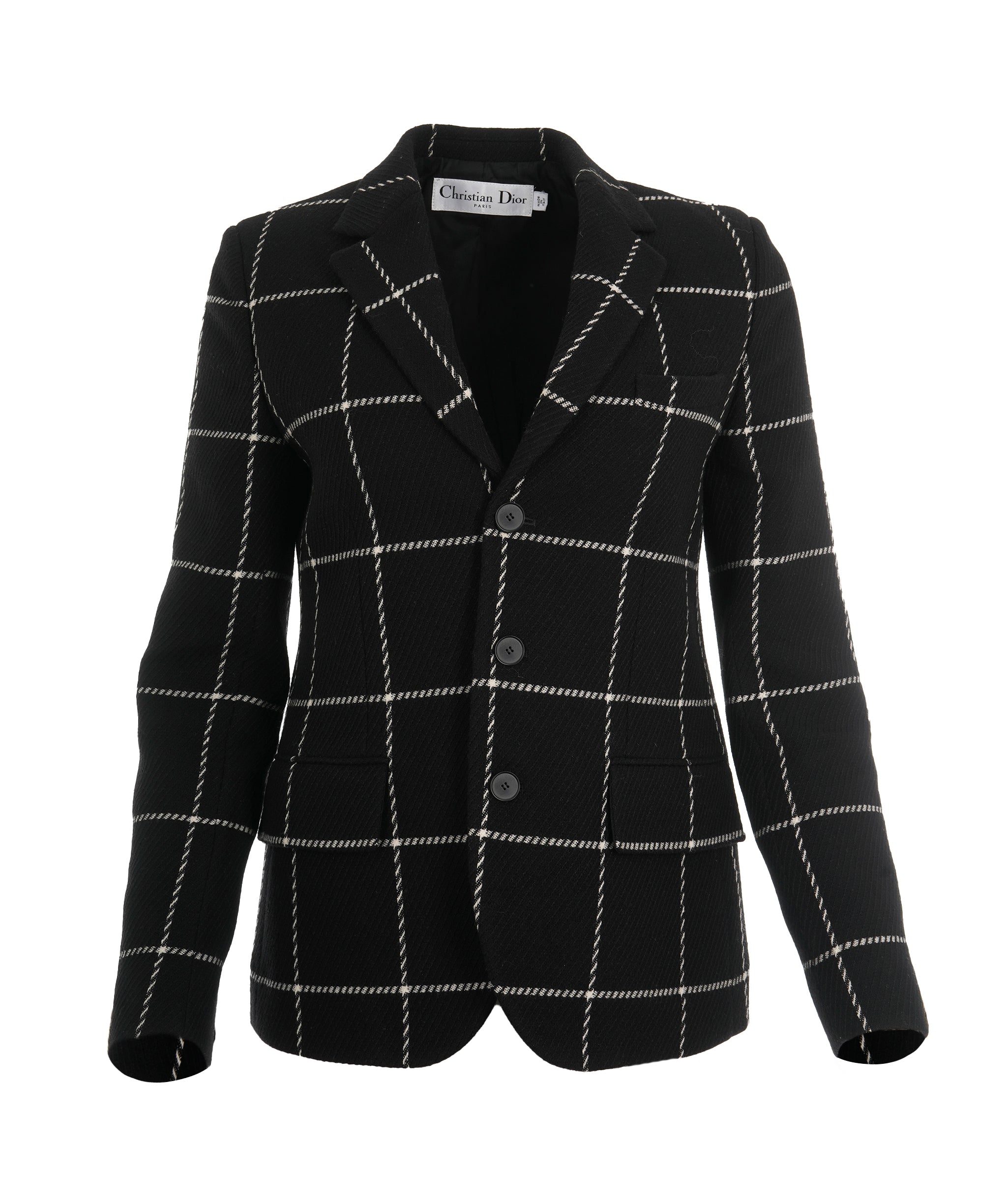 Christian Dior Black and White Wool Blazer ALC1808