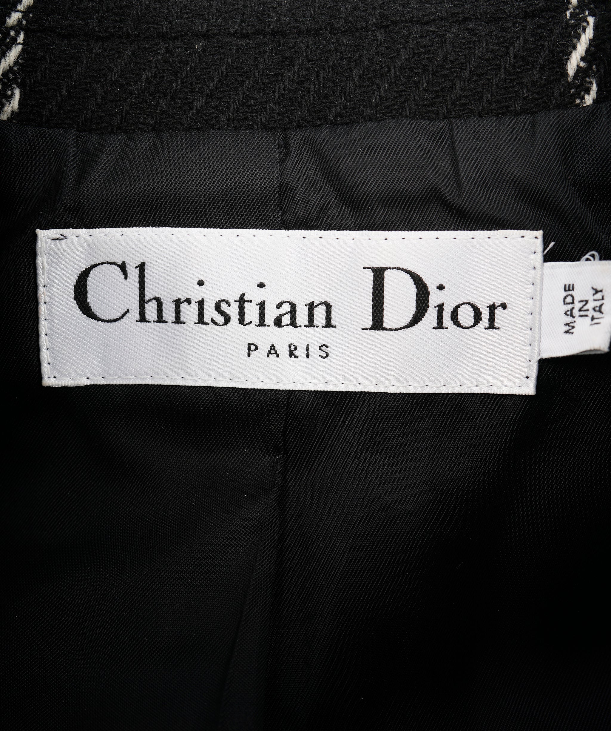 Christian Dior Black and White Wool Blazer ALC1808