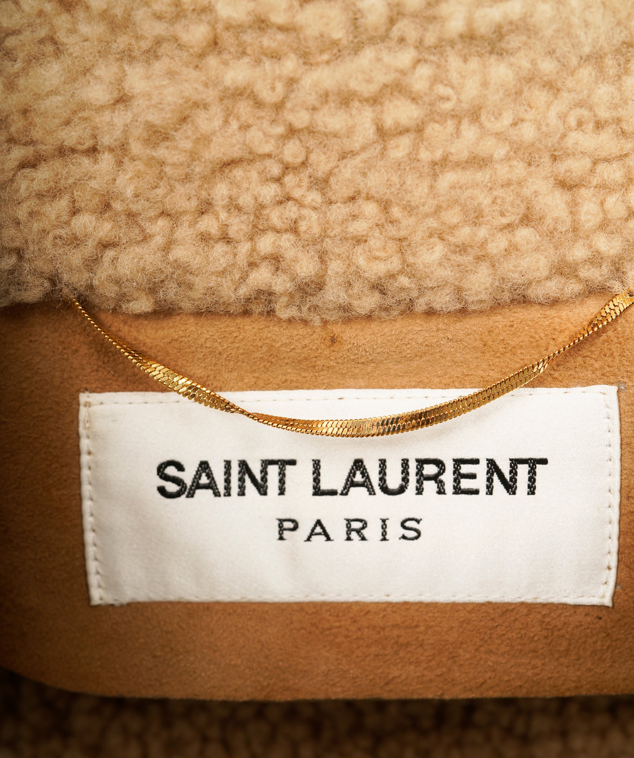 Saint Laurent Sherling Caramel Jacket ALC1810