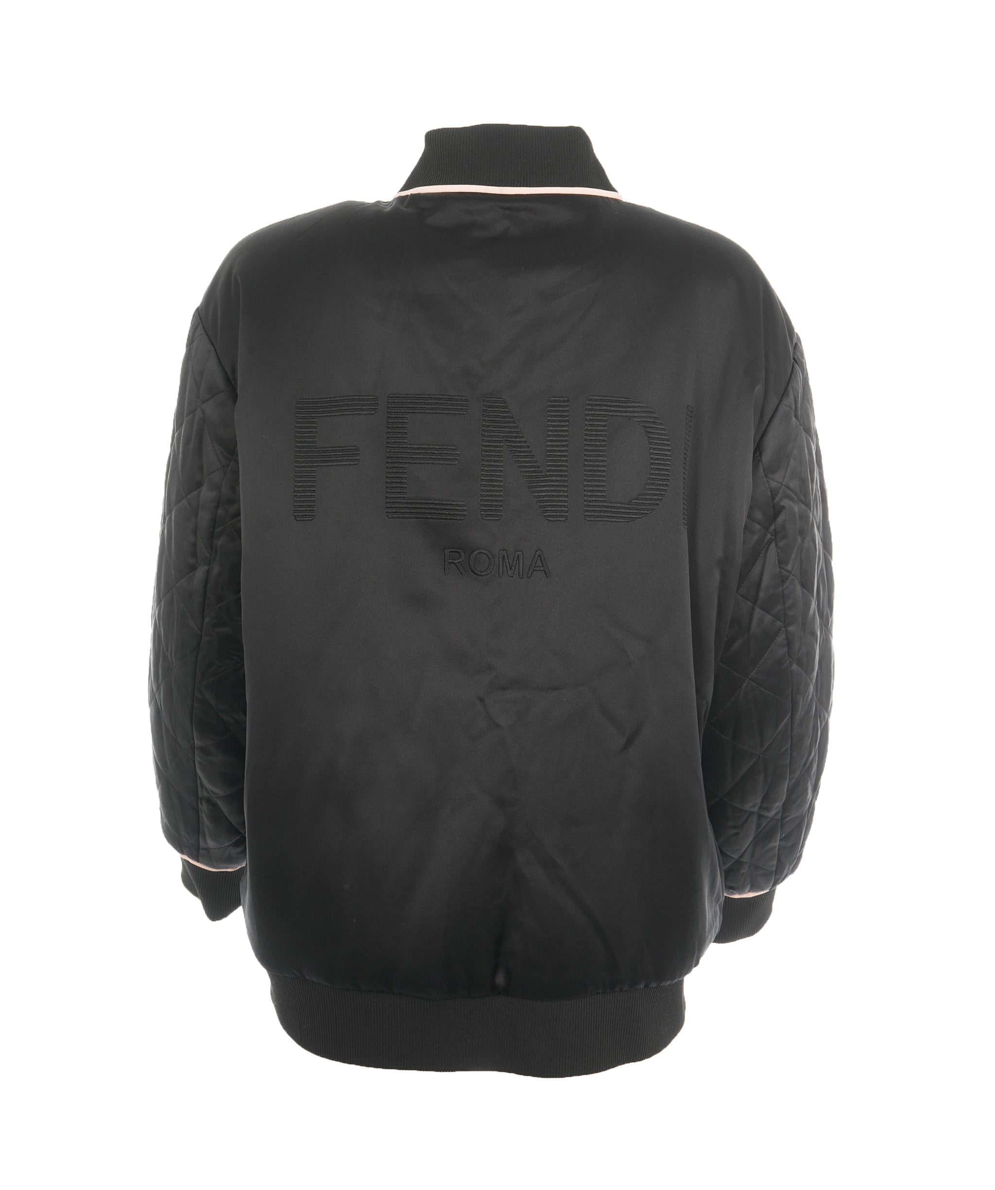 Fendi reversible silk bomber blue/ pink  AVC2133