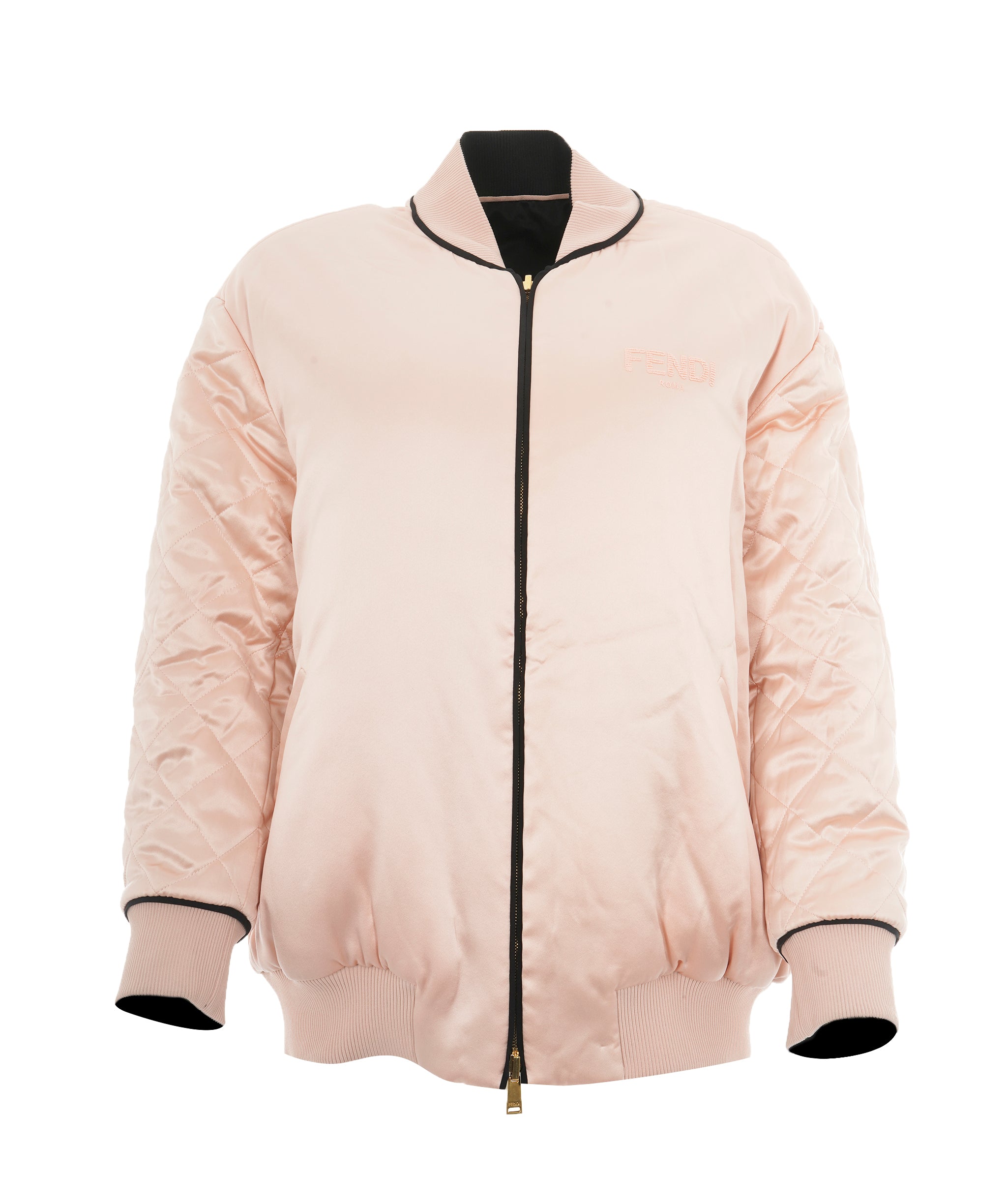 Fendi reversible silk bomber blue/ pink  AVC2133