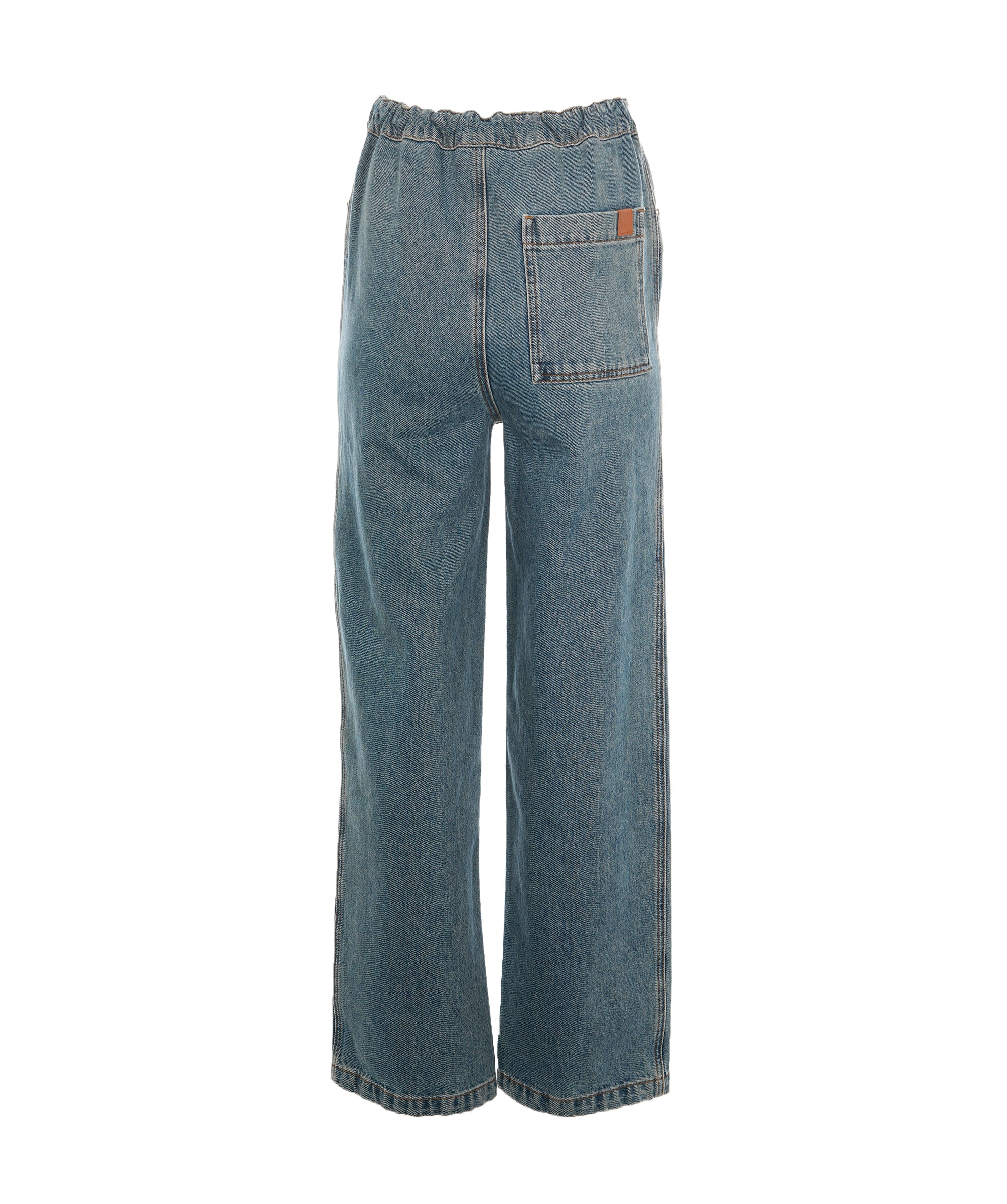 Loewe Light Blue Straight Jeans With tie waist ALL0812