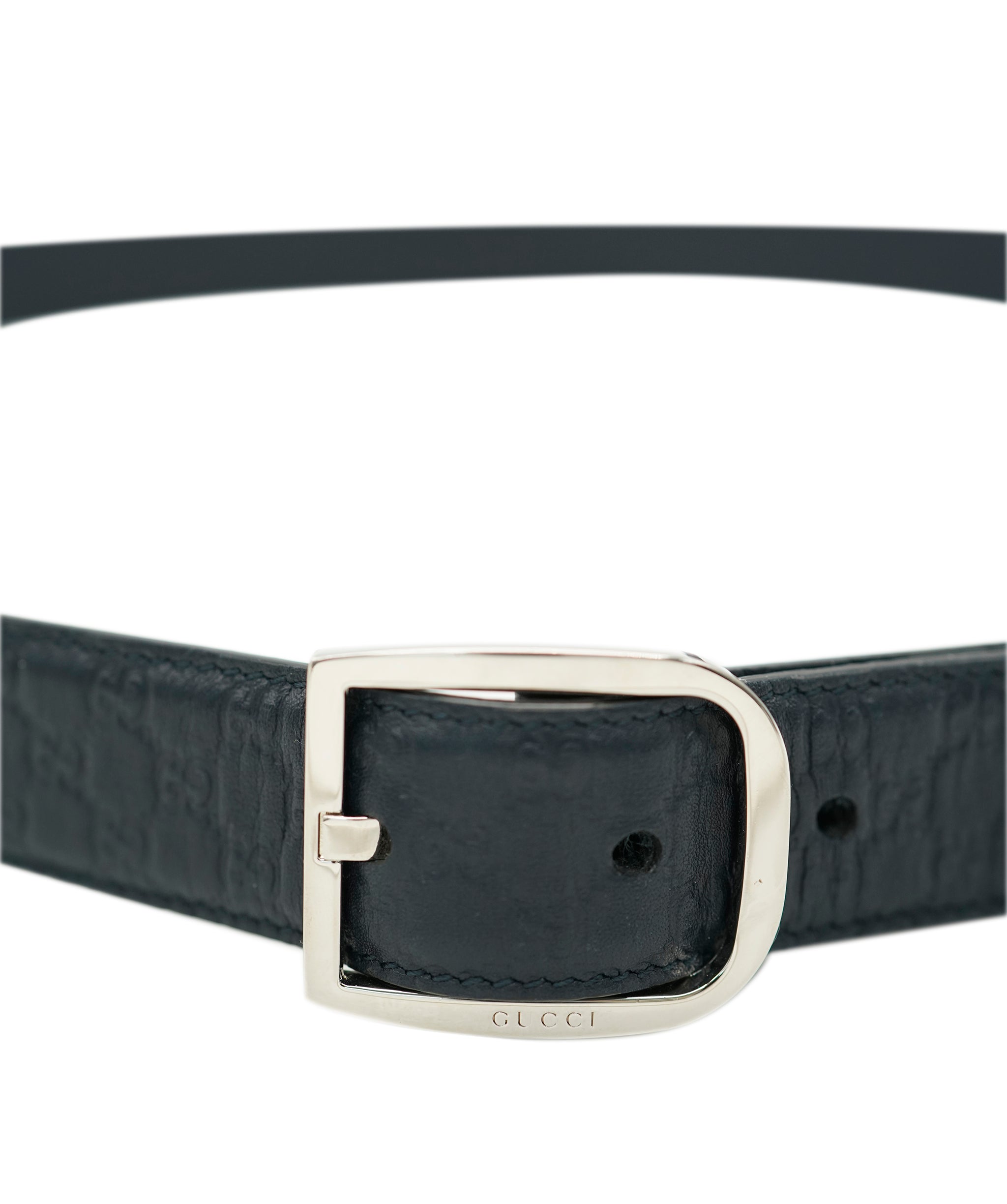 Gucci Black GG belt 100cm  ALL0777