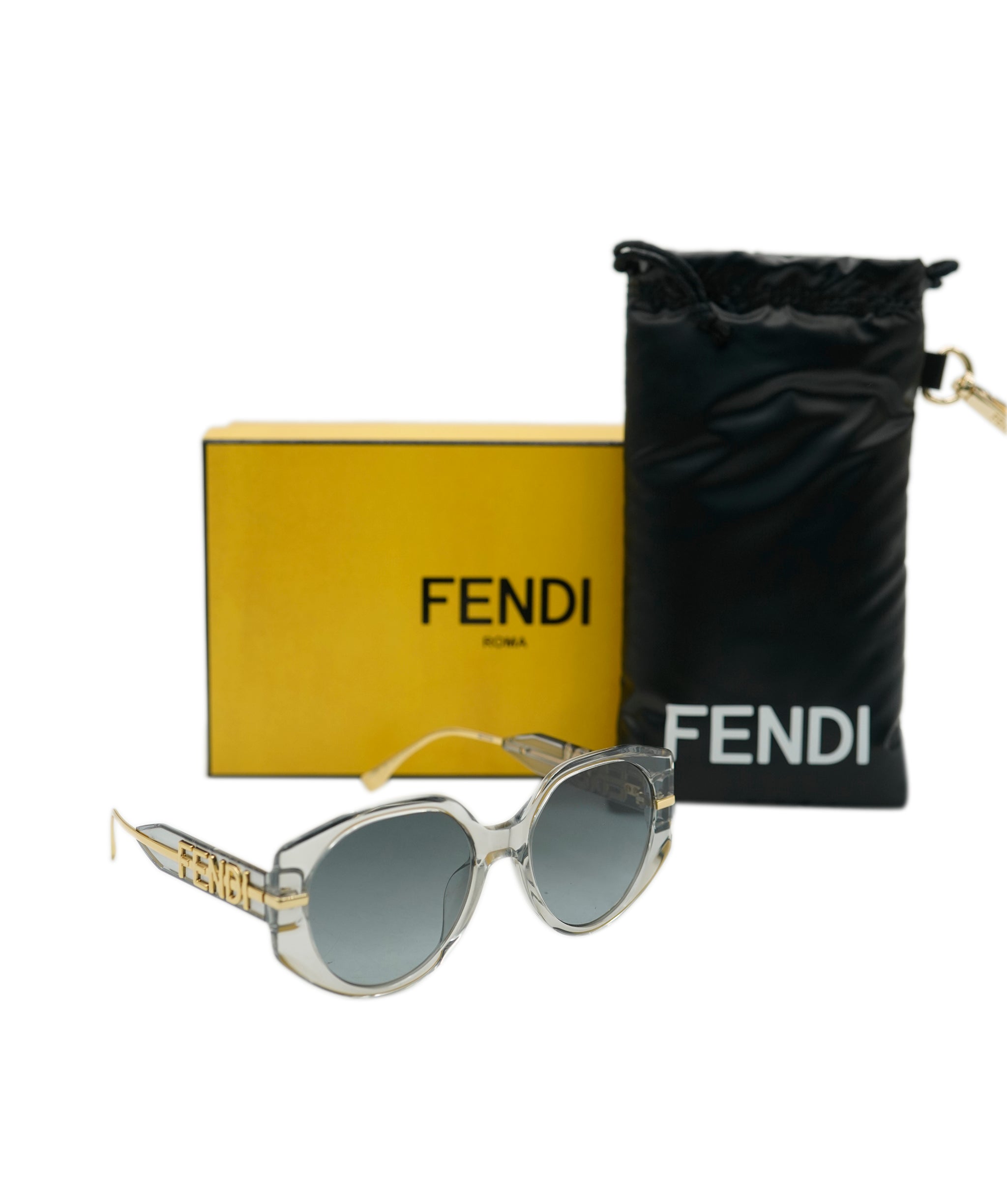 Fendi Clear Logo Sunglasses BNIB  ALL0808