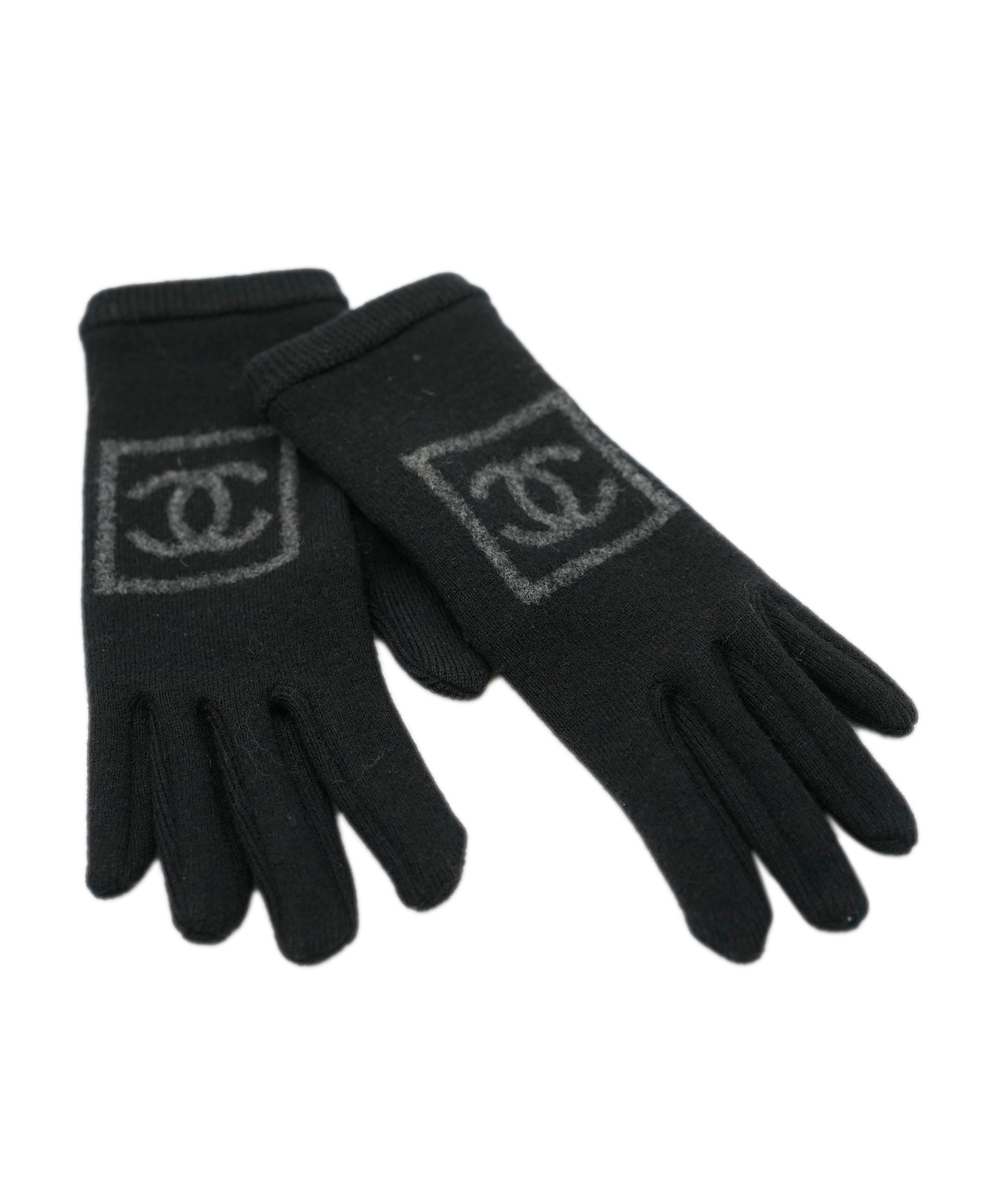 Chanel 08A Chanel Sport CC Wool Knit Gloves ALL0782