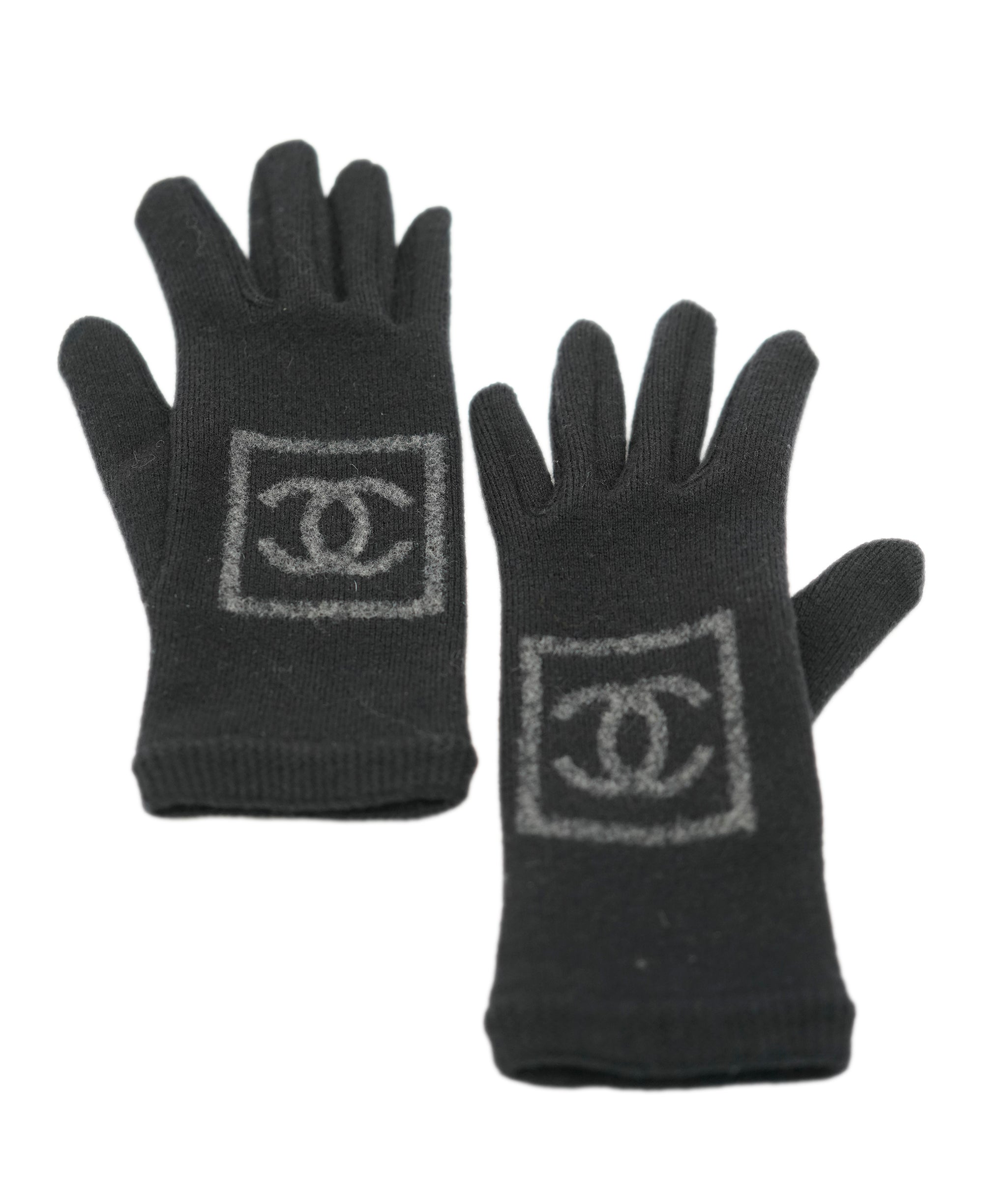 Chanel 08A Chanel Sport CC Wool Knit Gloves ALL0782