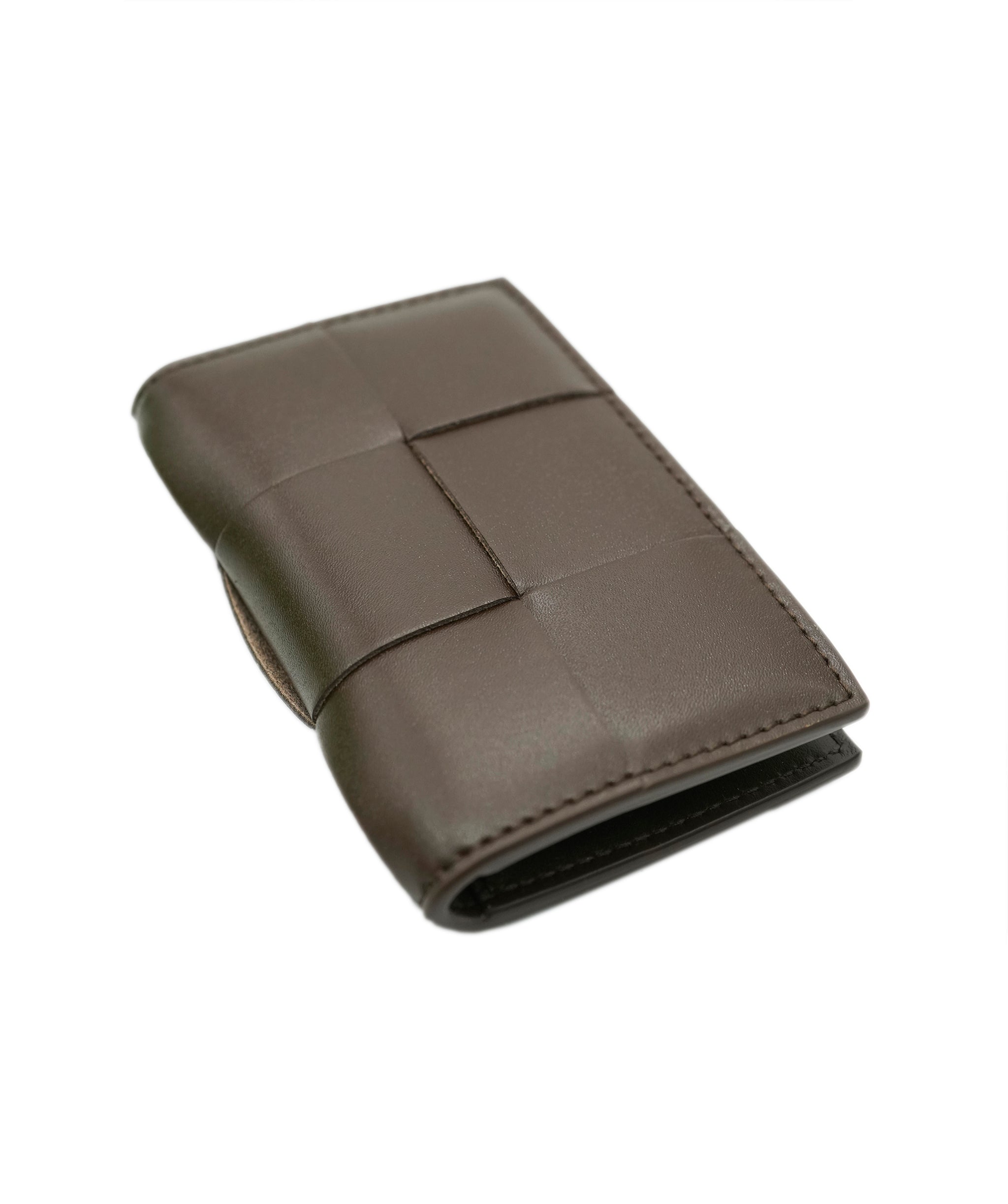 Bottega chocolate brown wallet with GHW  AJL0205