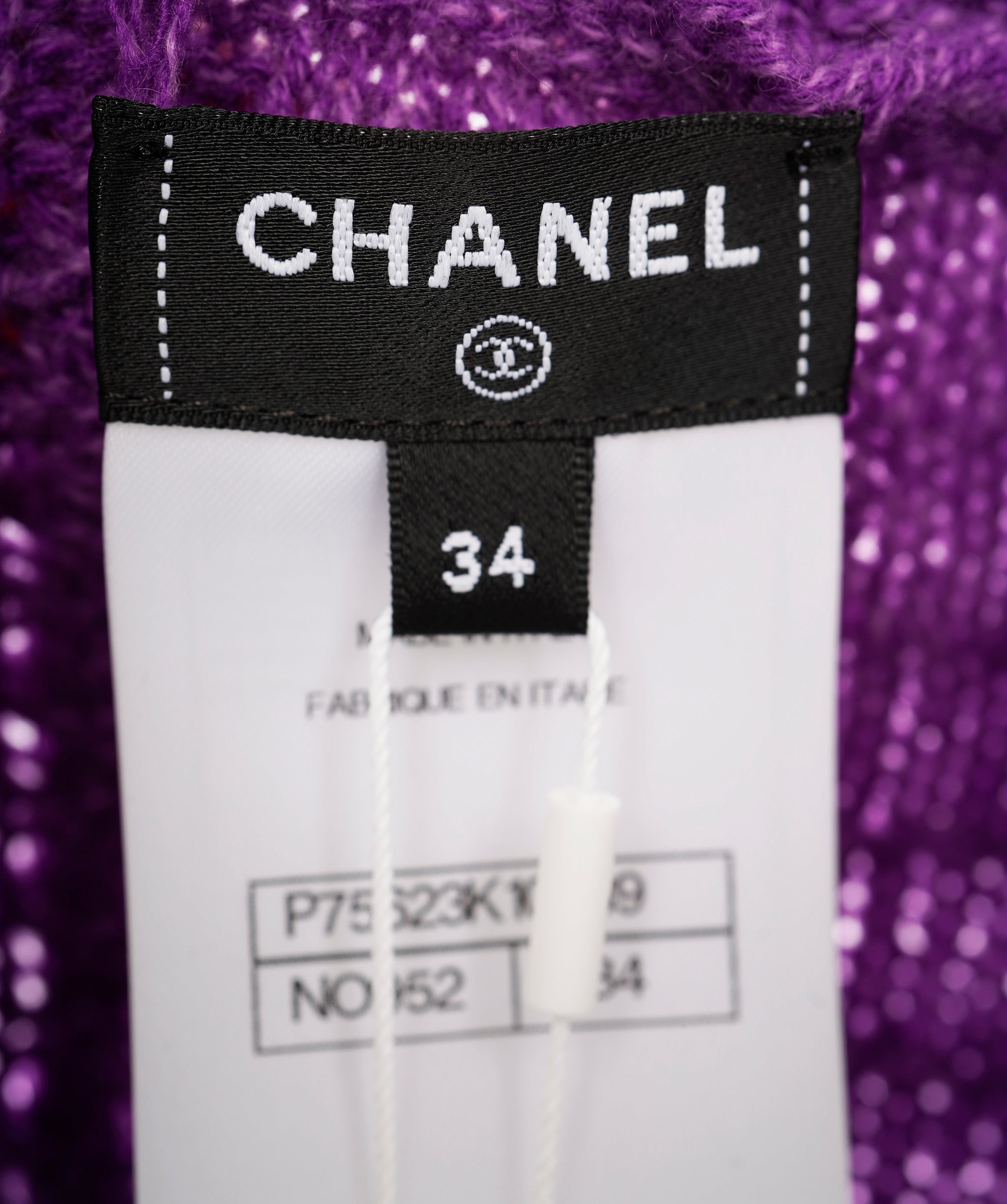 Chanel 23 Purple Sweater  ALC1597