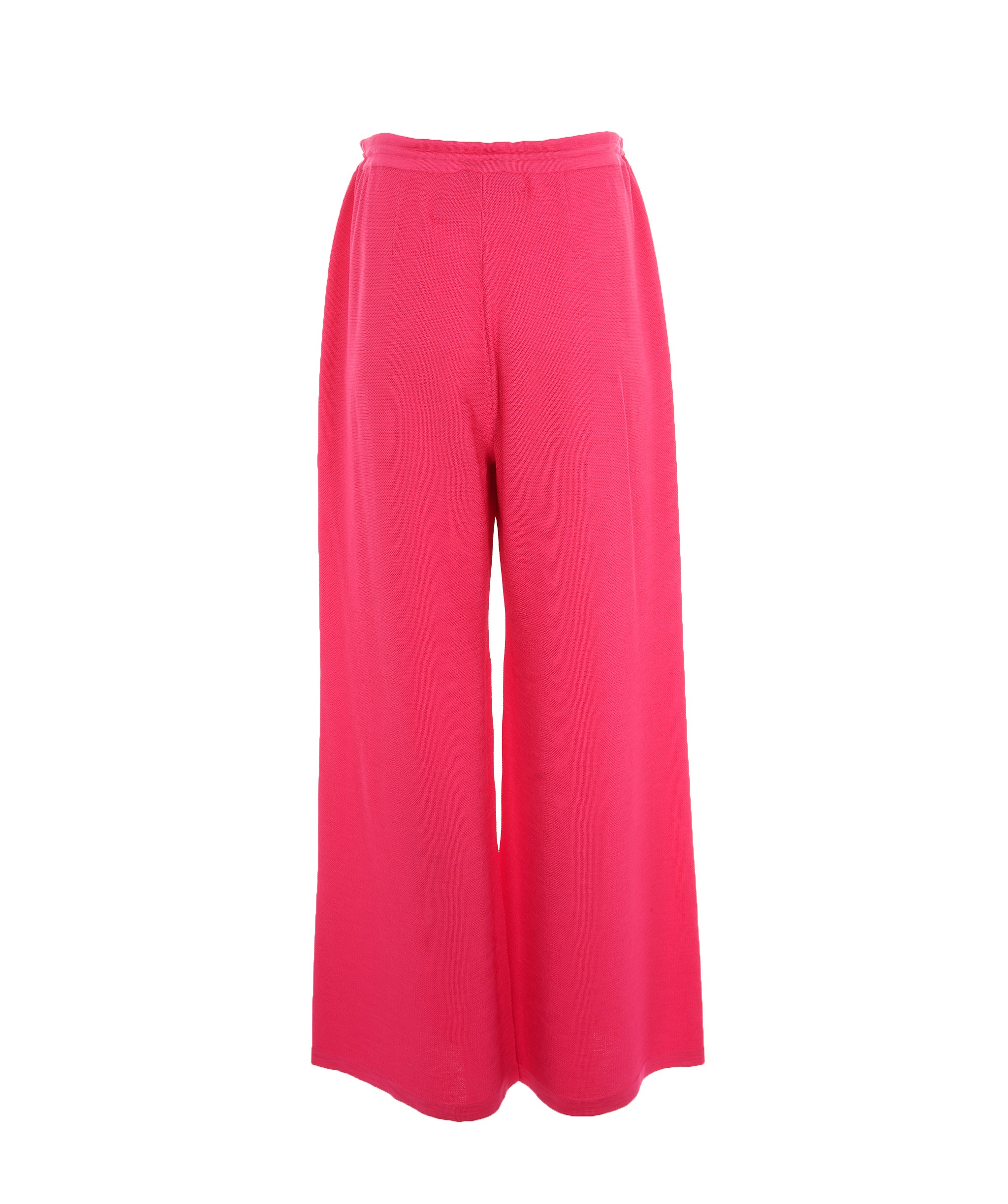 Chanel Pink Crochet Pocket Wide Leg Jogging Trousers ALC1816