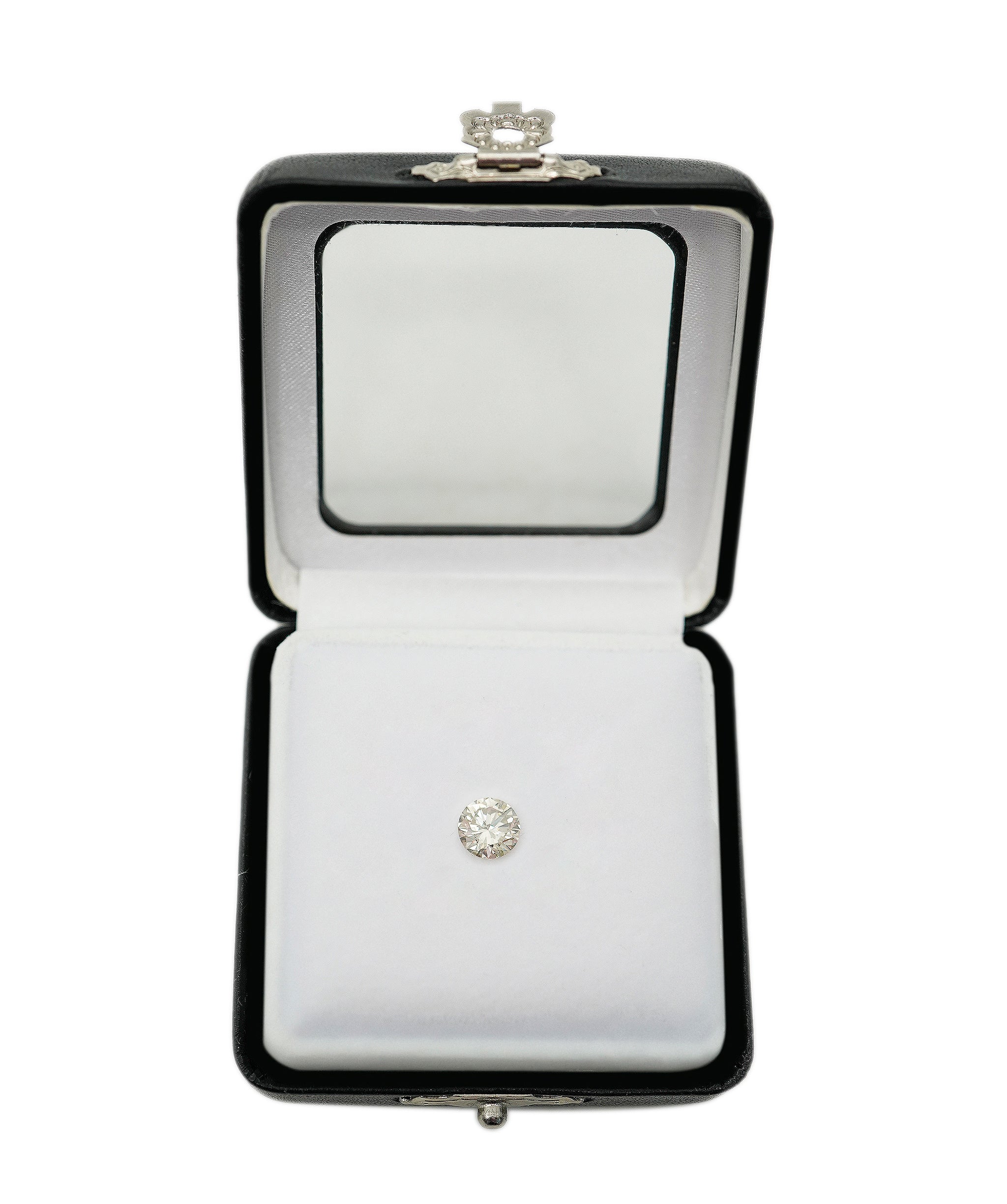 1.38 ct FANCY GREY ROUND SHAPE DIAMOND ANC-S33-59