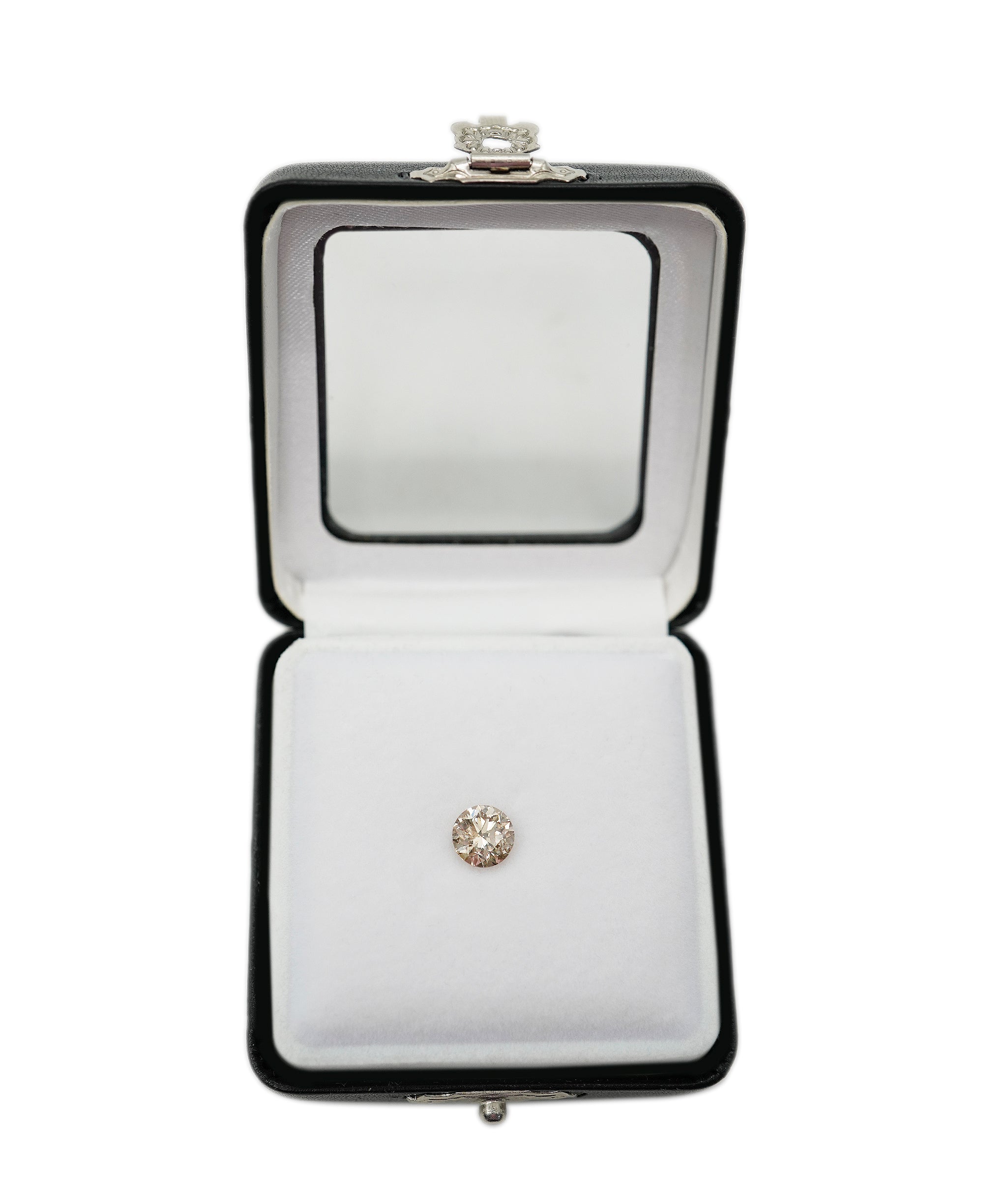 1.56 ct CHAMPAGNE ROUND SHAPE DIAMOND ANC-S33-69