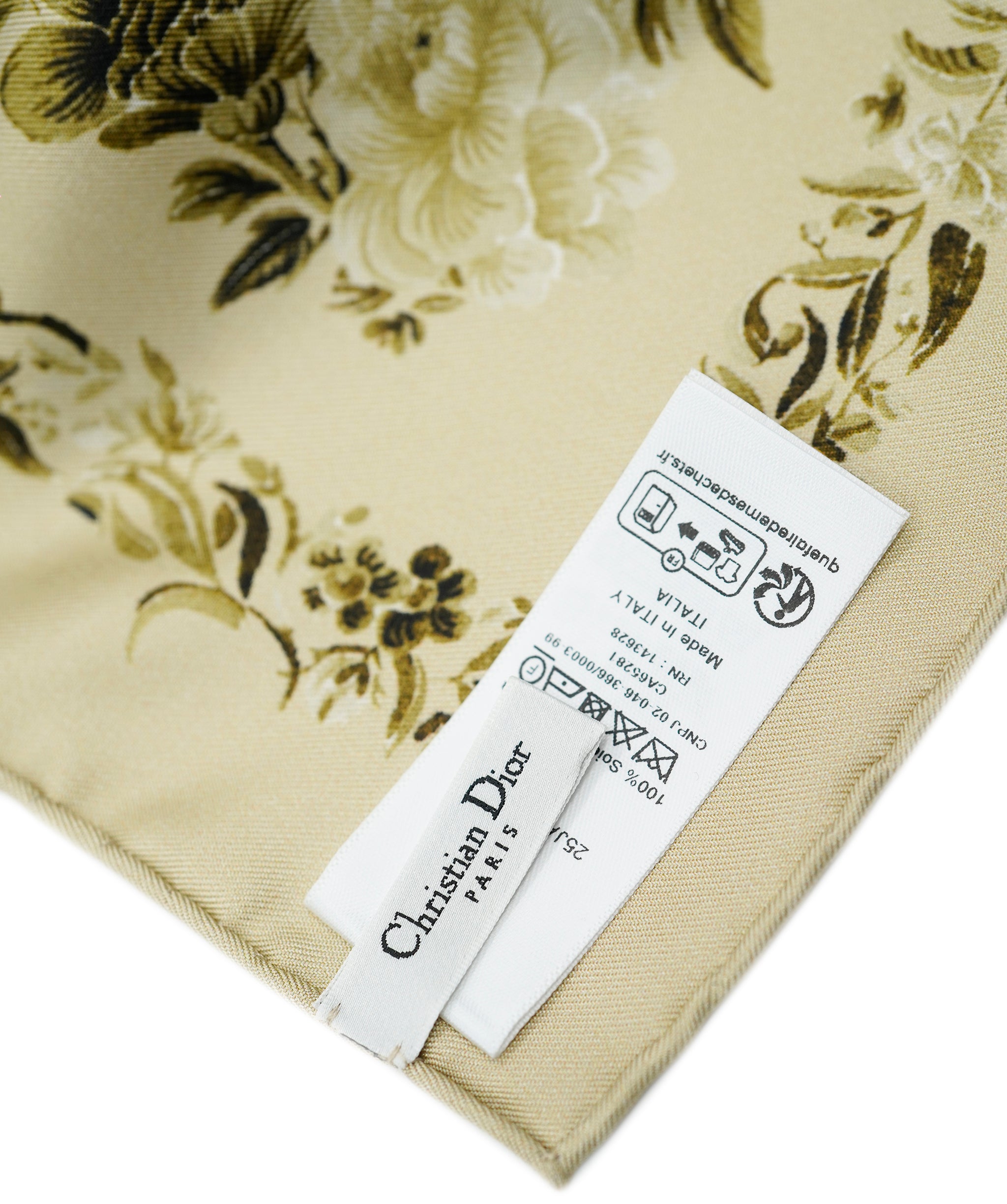 Dior beige jardin 90 x 90 cm scarf  AJL0216