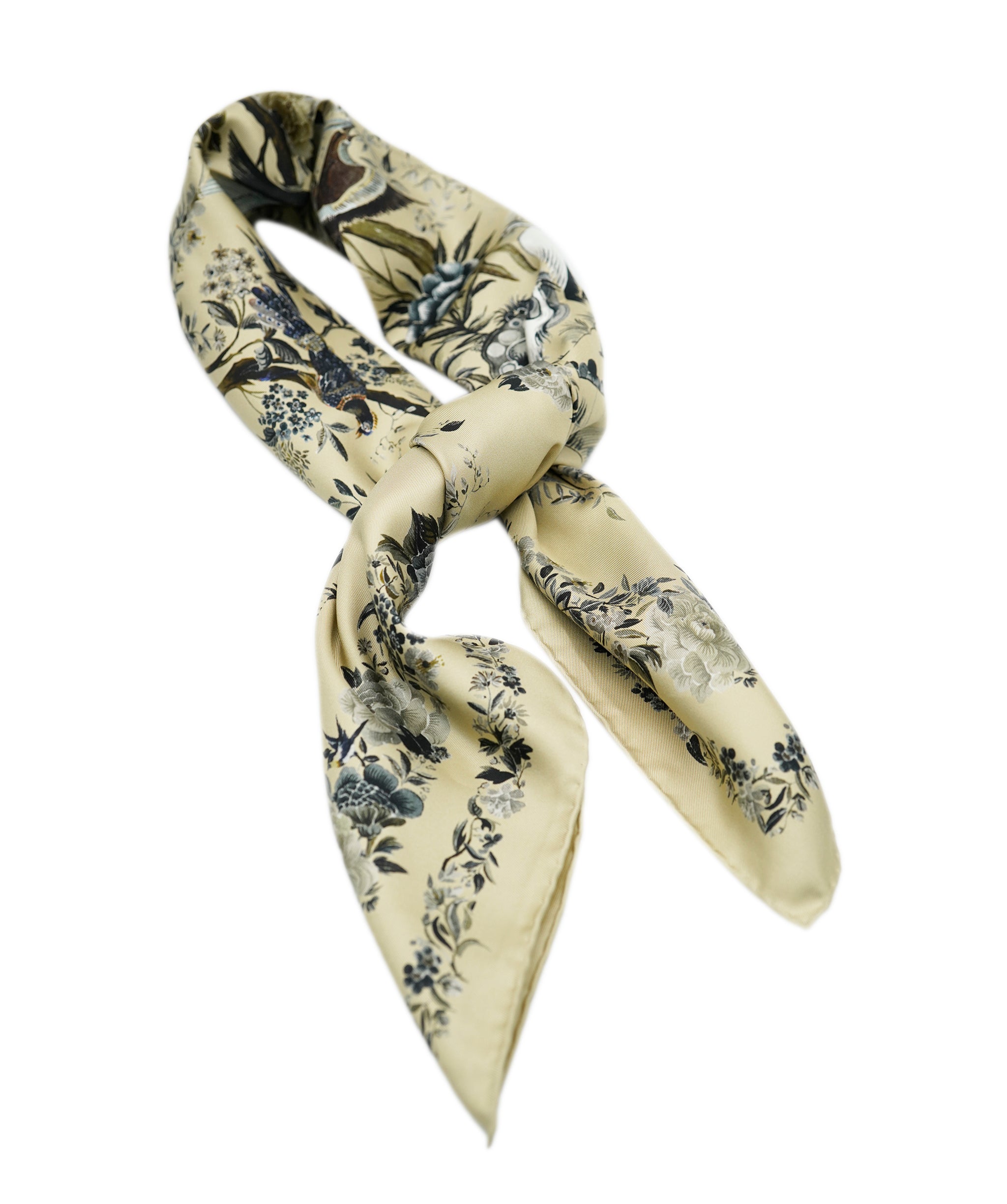 Dior beige jardin 90 x 90 cm scarf  AJL0216