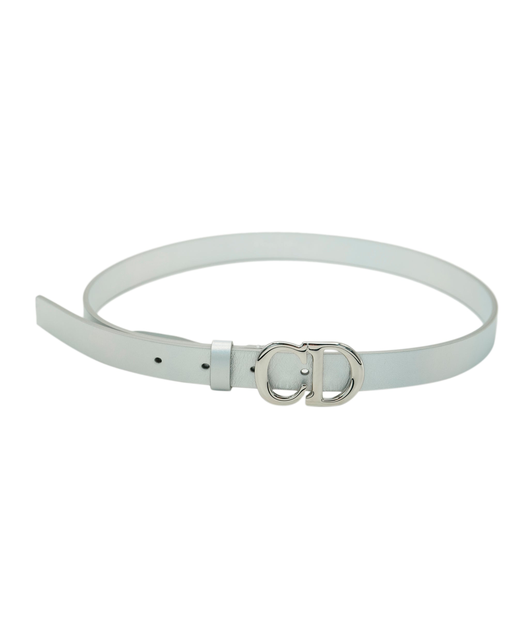 Dior silver chrome CD belt  AJL0219