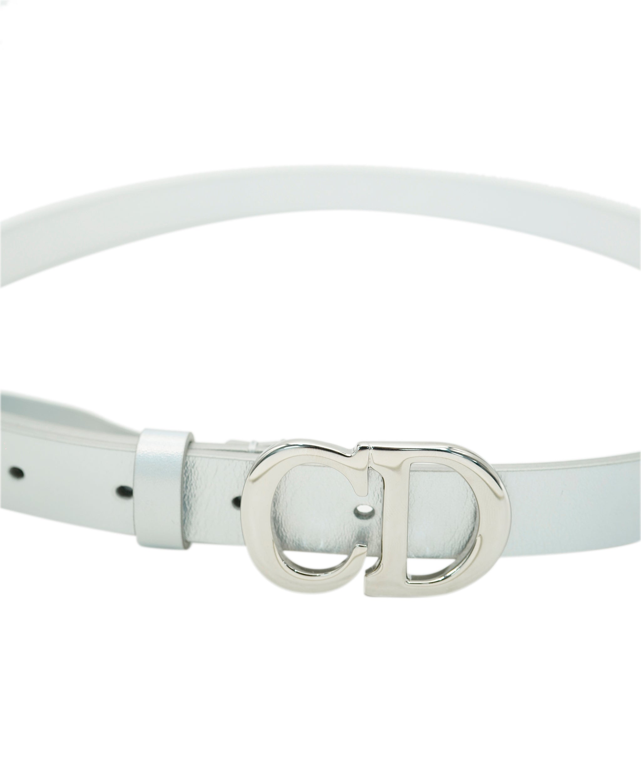 Dior silver chrome CD belt  AJL0219