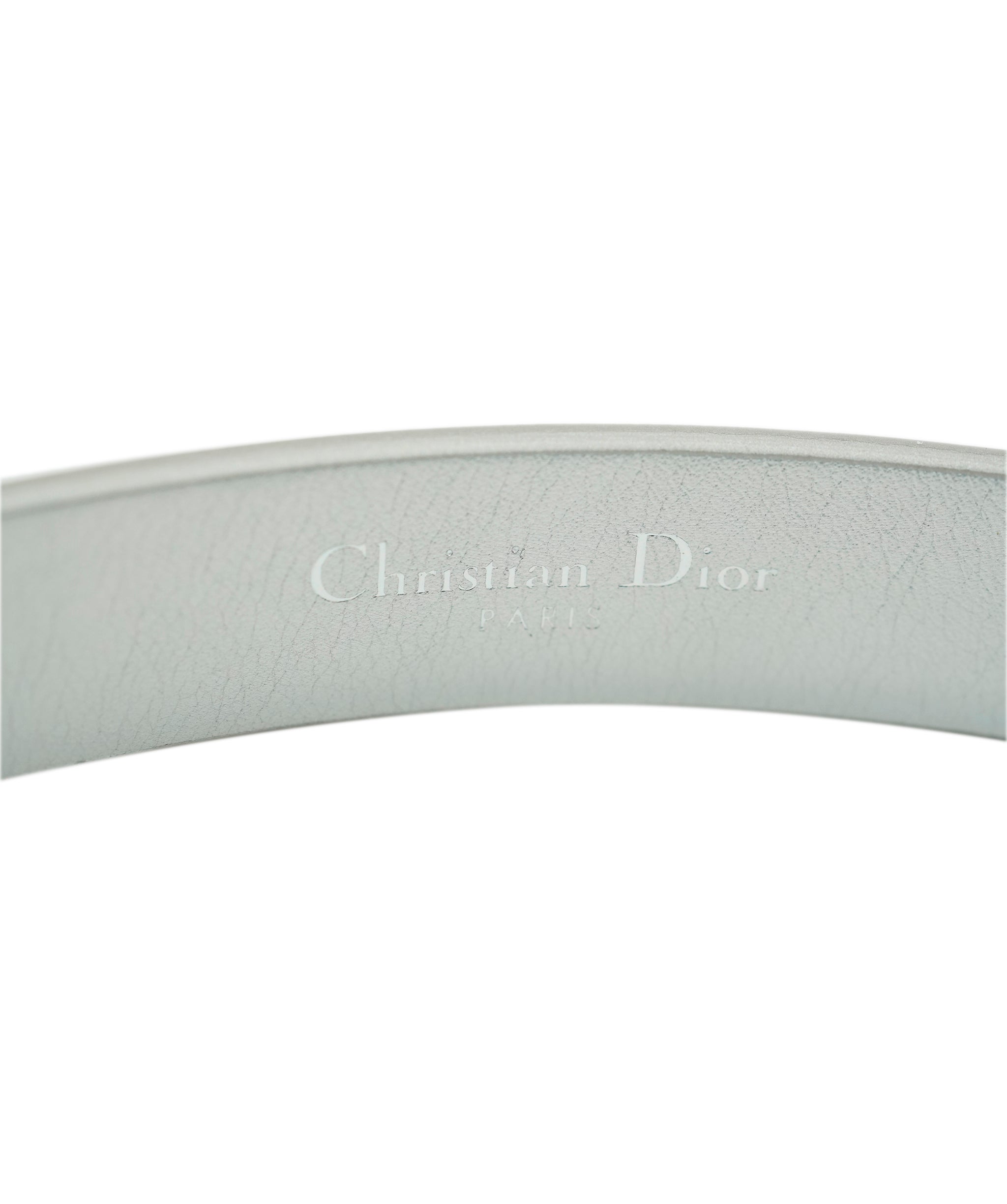 Dior silver chrome CD belt  AJL0219