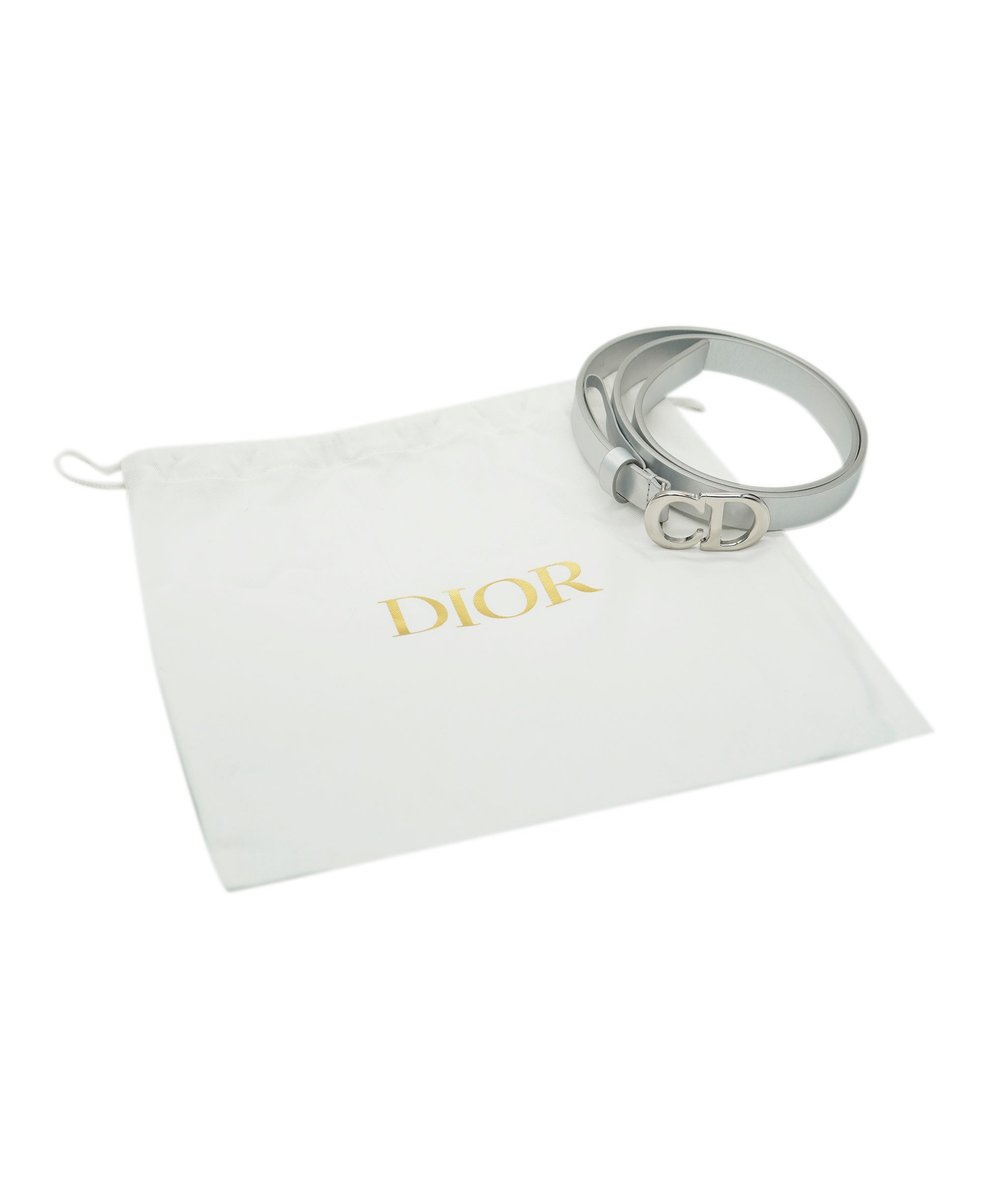 Dior silver chrome CD belt  AJL0219