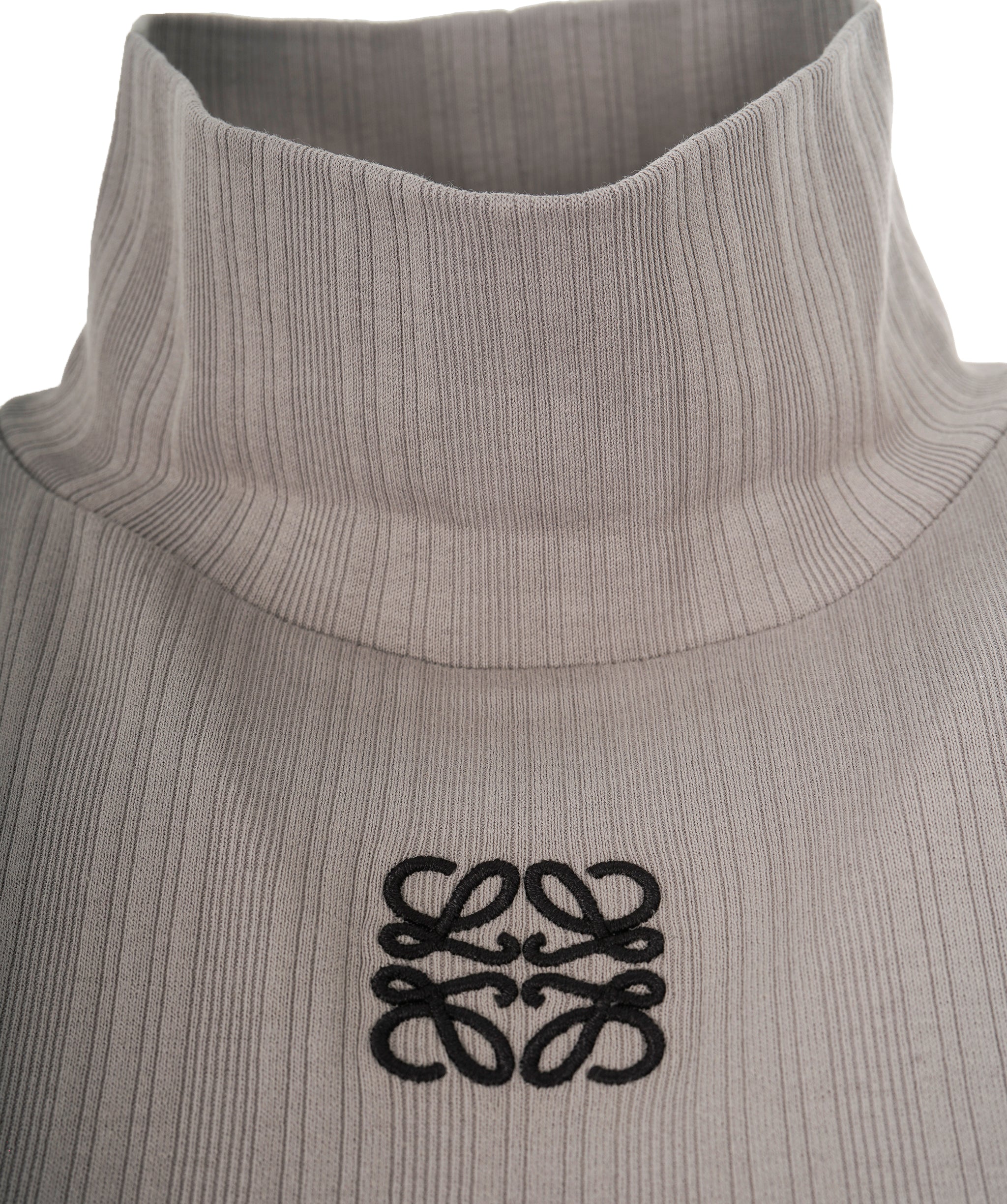 Loewe Grey Anagram Turtleneck Top Size L  ALL0818