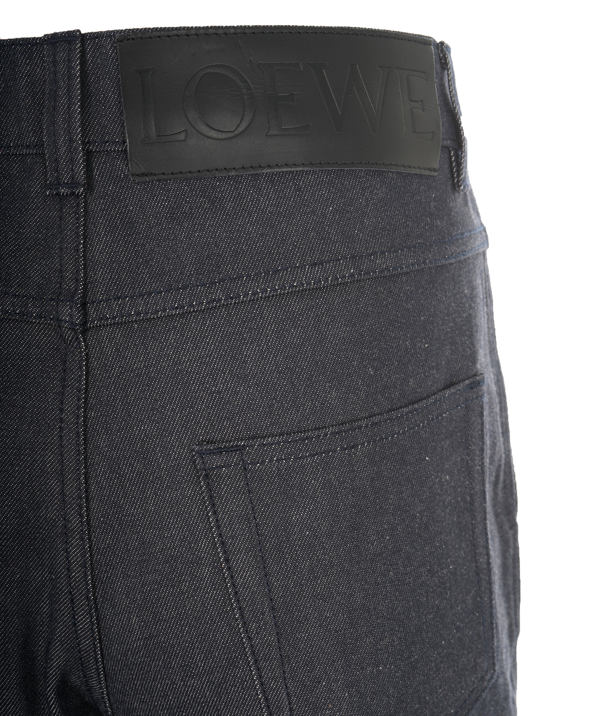 Loewe Turnup Wide Waist Leg Denim Jeans ALL0821