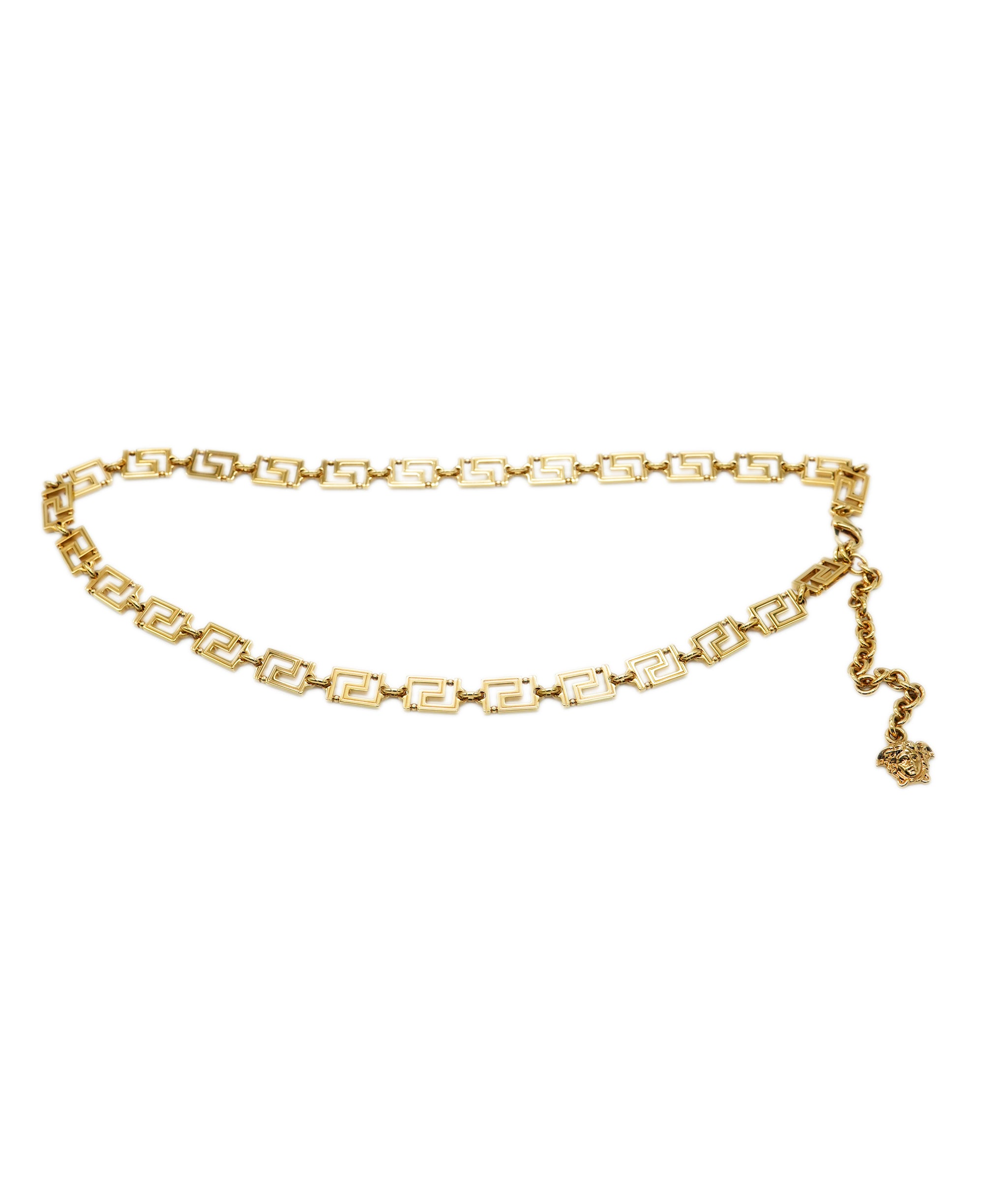 Versace Gold Tone Greca Goddess Chain Belt ABC1006