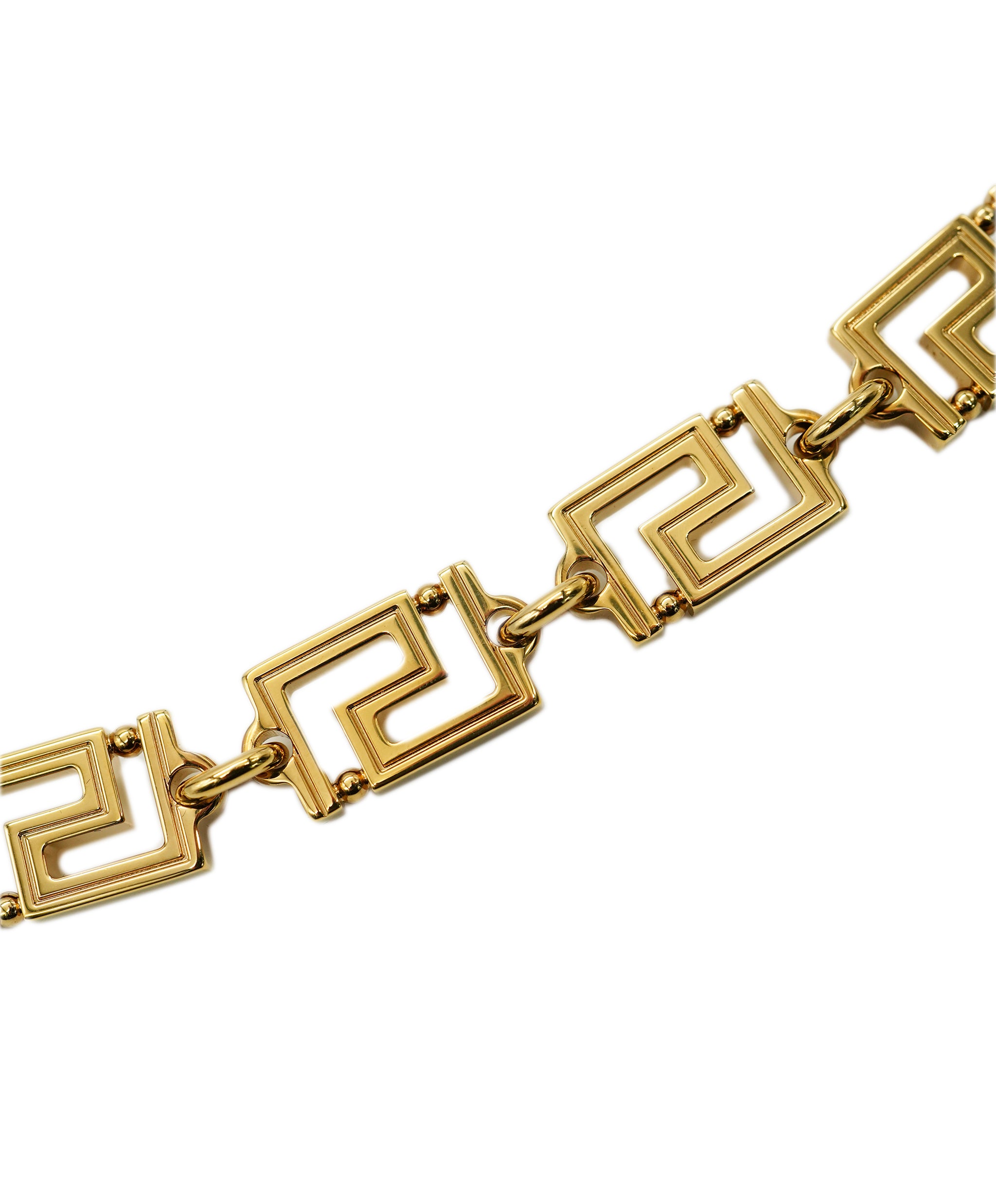 Versace Gold Tone Greca Goddess Chain Belt ABC1006