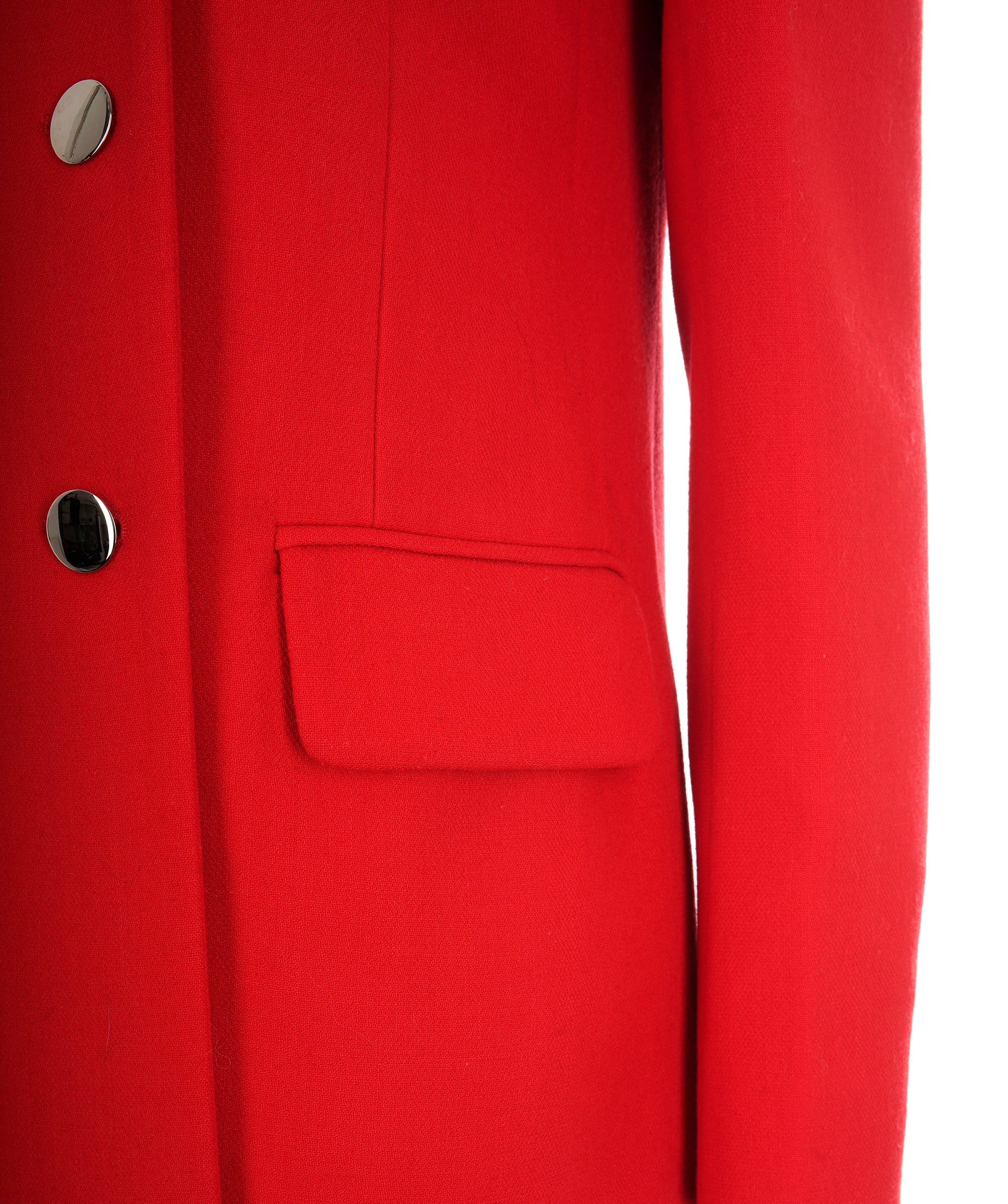 Prada Red Wool Double Breasted Jacket ALC1846