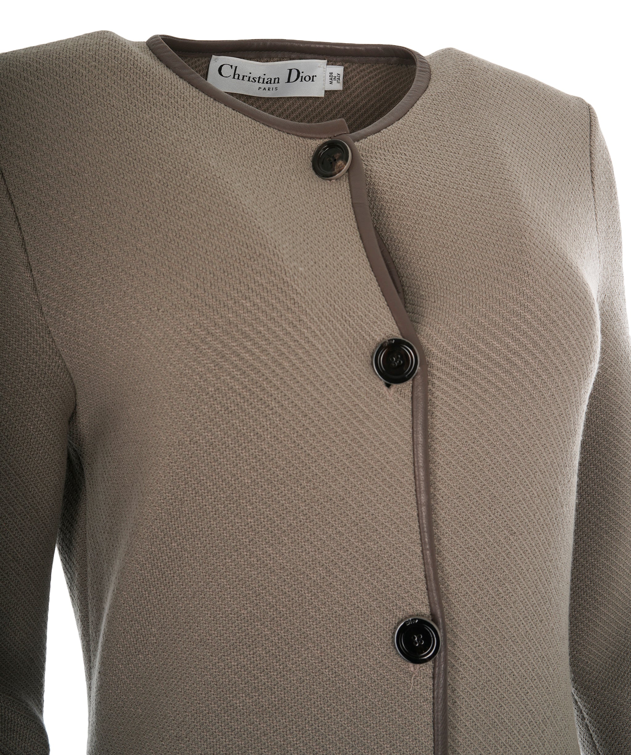 Christian Dior Cardigan Brown Single Breasted ALC1849