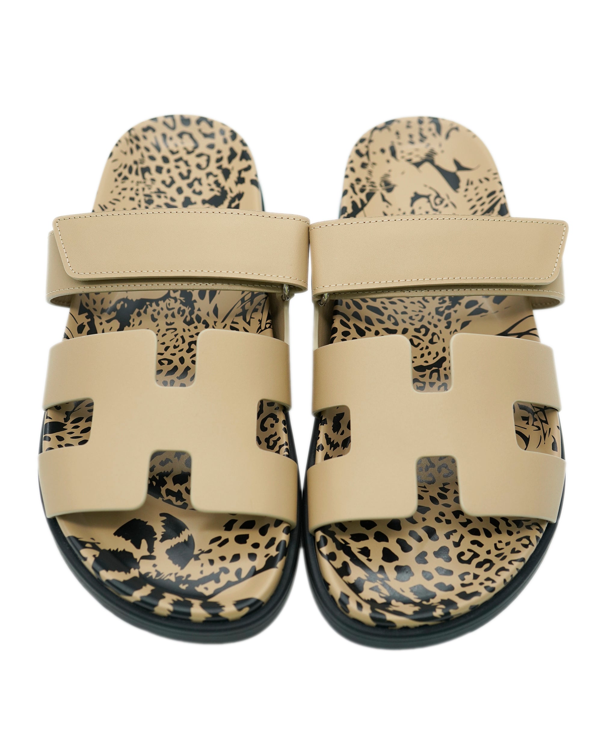 Hermes Chypres Beige Leopard Size 39.5 Brand new In Box  ALC1861