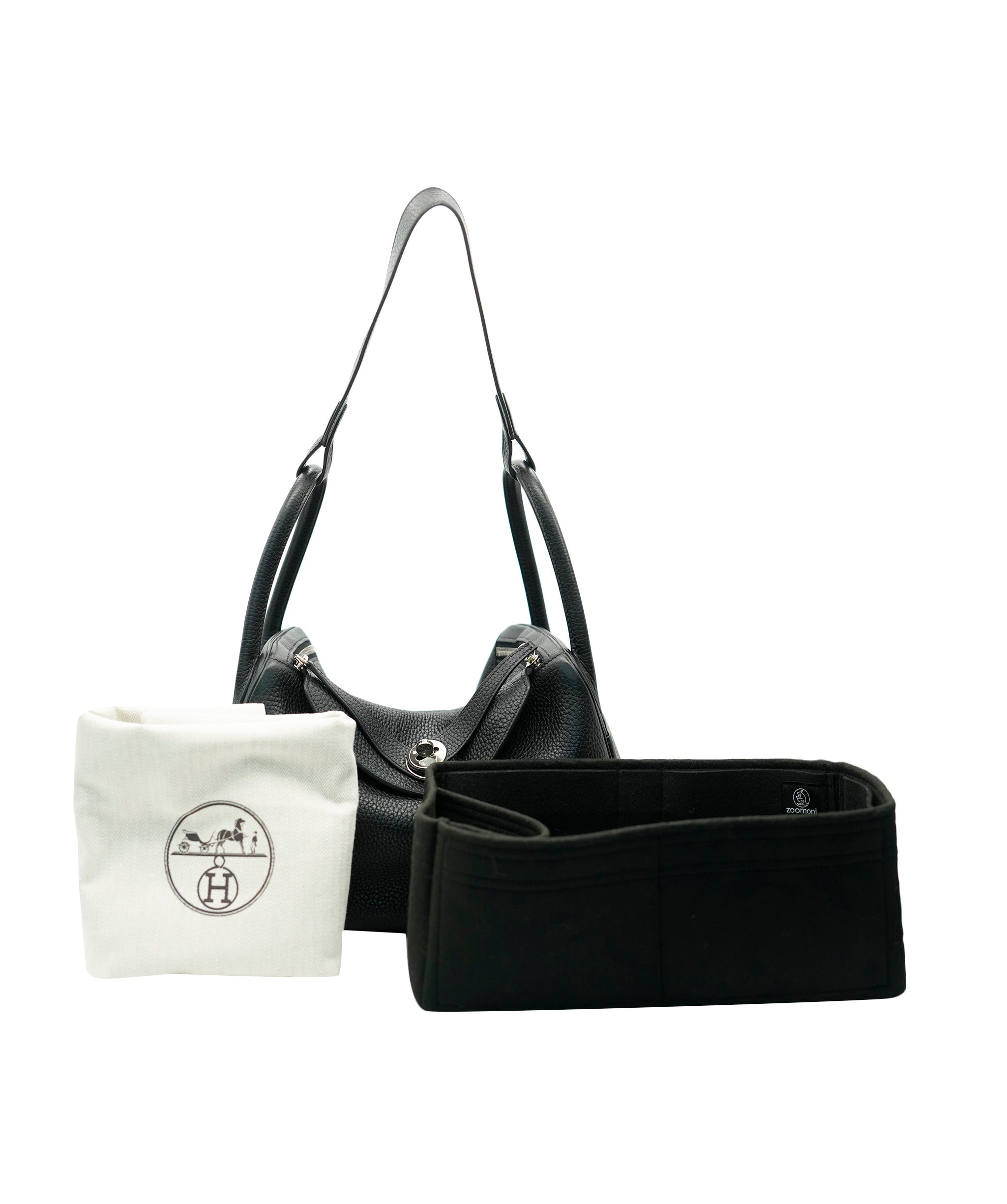 Hermes Lindy 30 Black With PHW  ALC1854