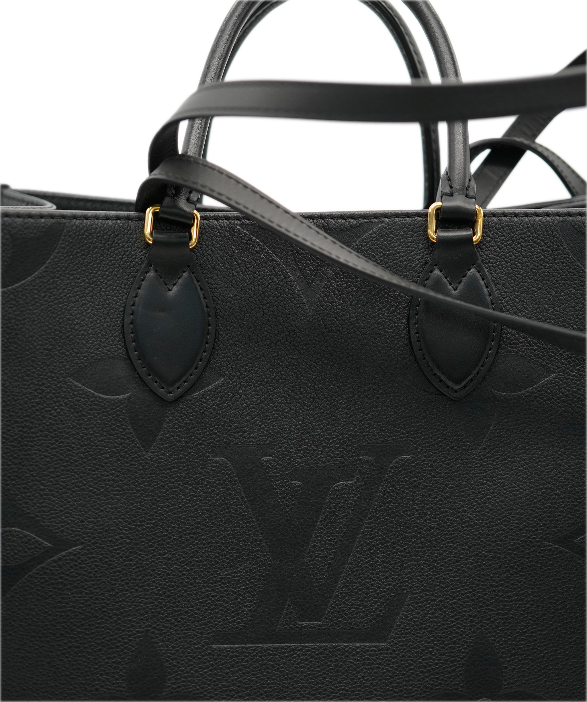 Louis Vuitton LV On The Go Black Bag MM  ALC1856