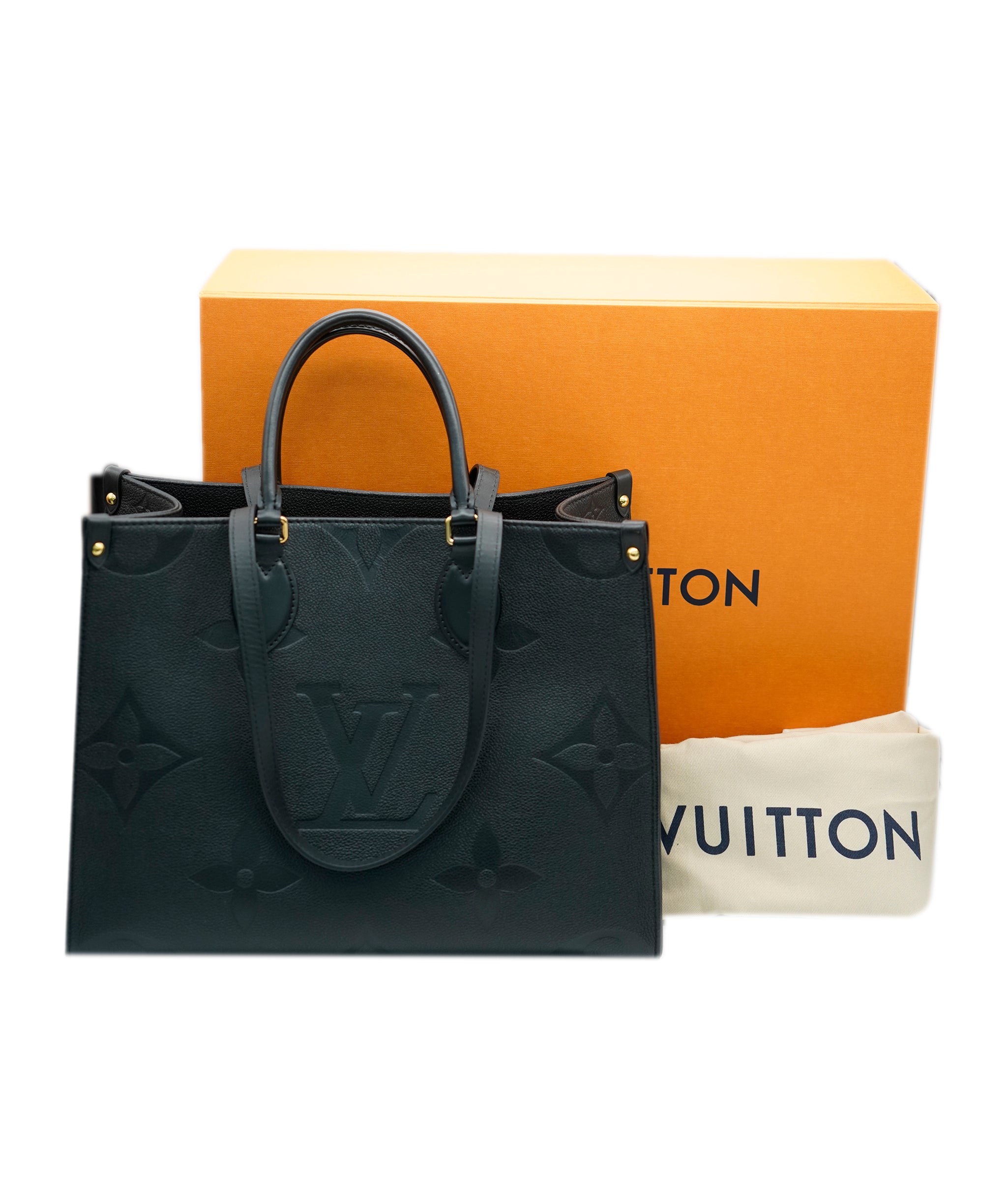 Louis Vuitton LV On The Go Black Bag MM  ALC1856