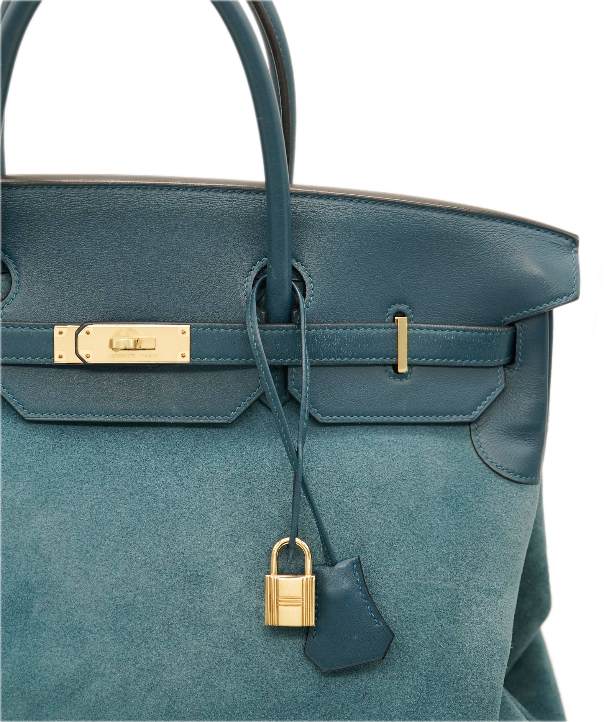 Hermes Birkin 40 Doblis Blue Thalassa PHW  AVL1476