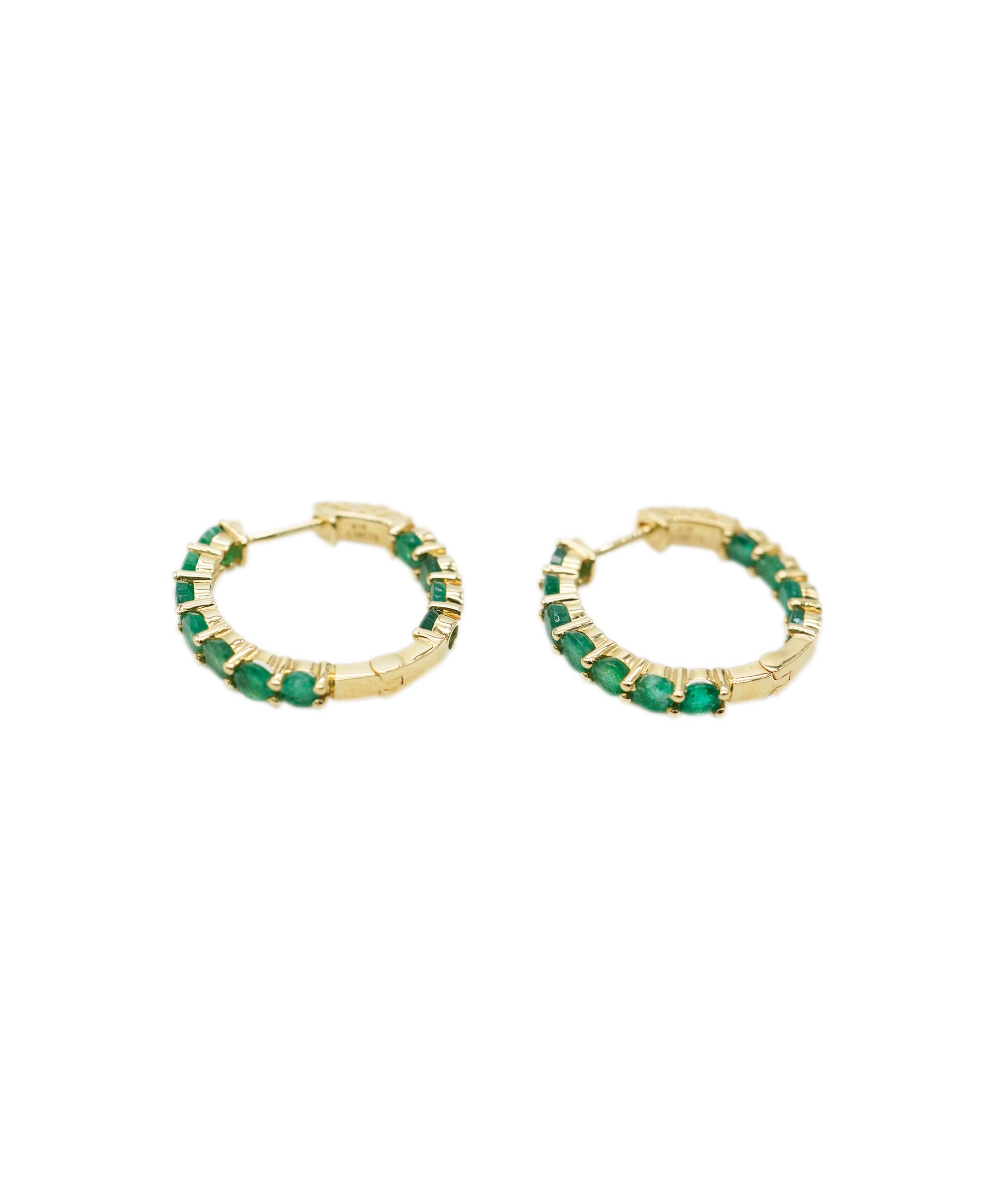 Emerald Earring  Hoop YG DXBV0011