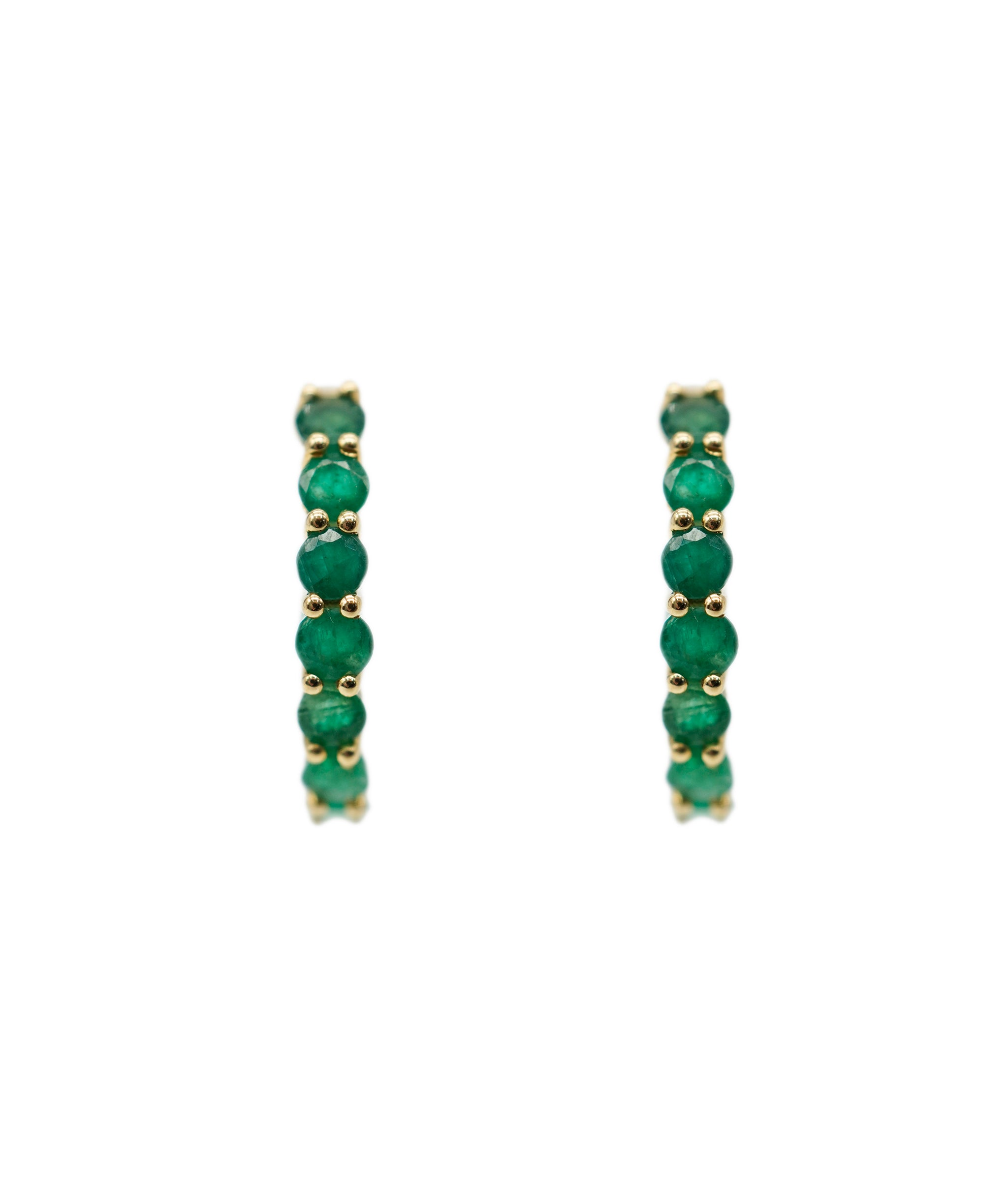 Emerald Earring  Hoop YG DXBV0011