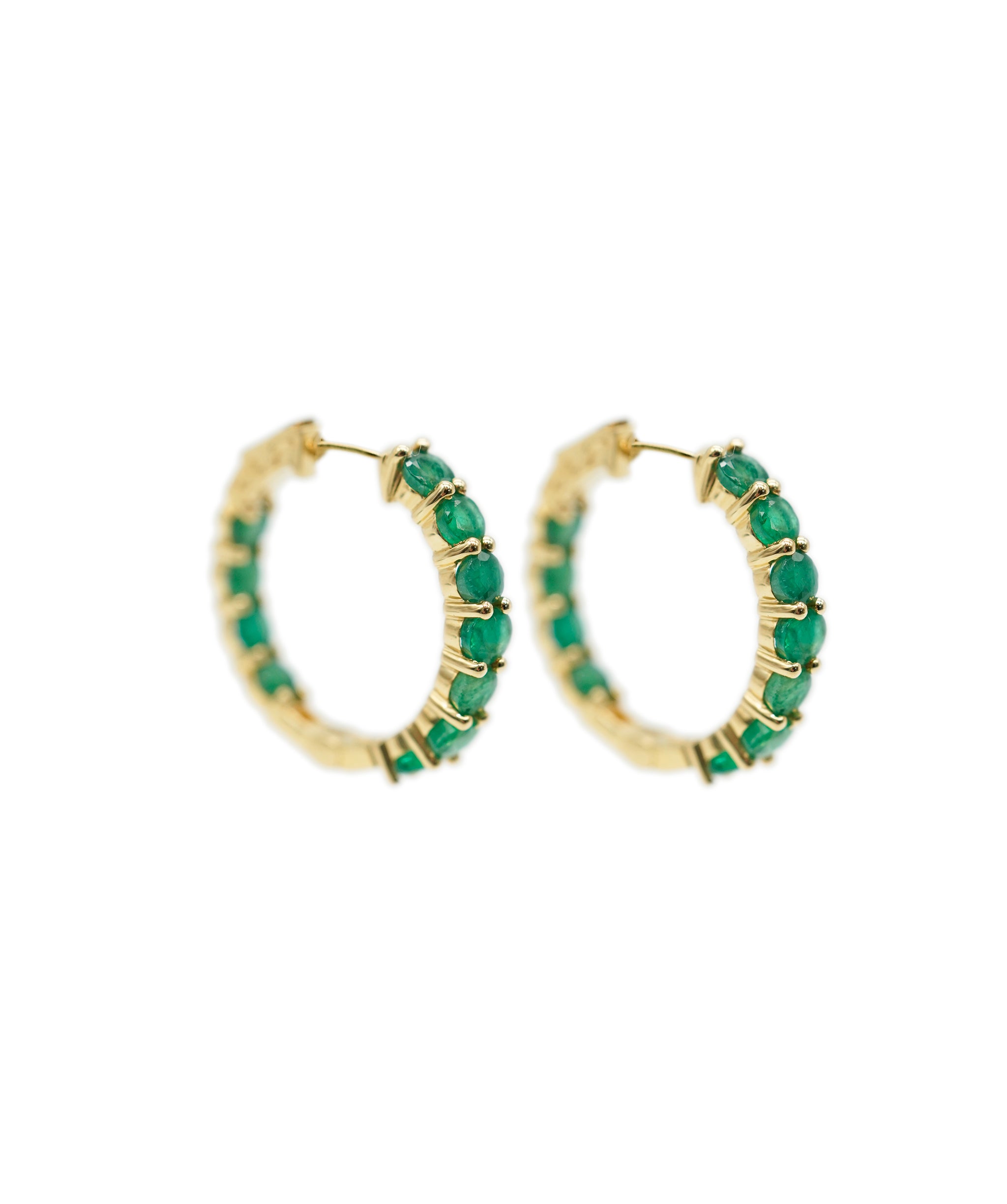 Emerald Earring  Hoop YG DXBV0011