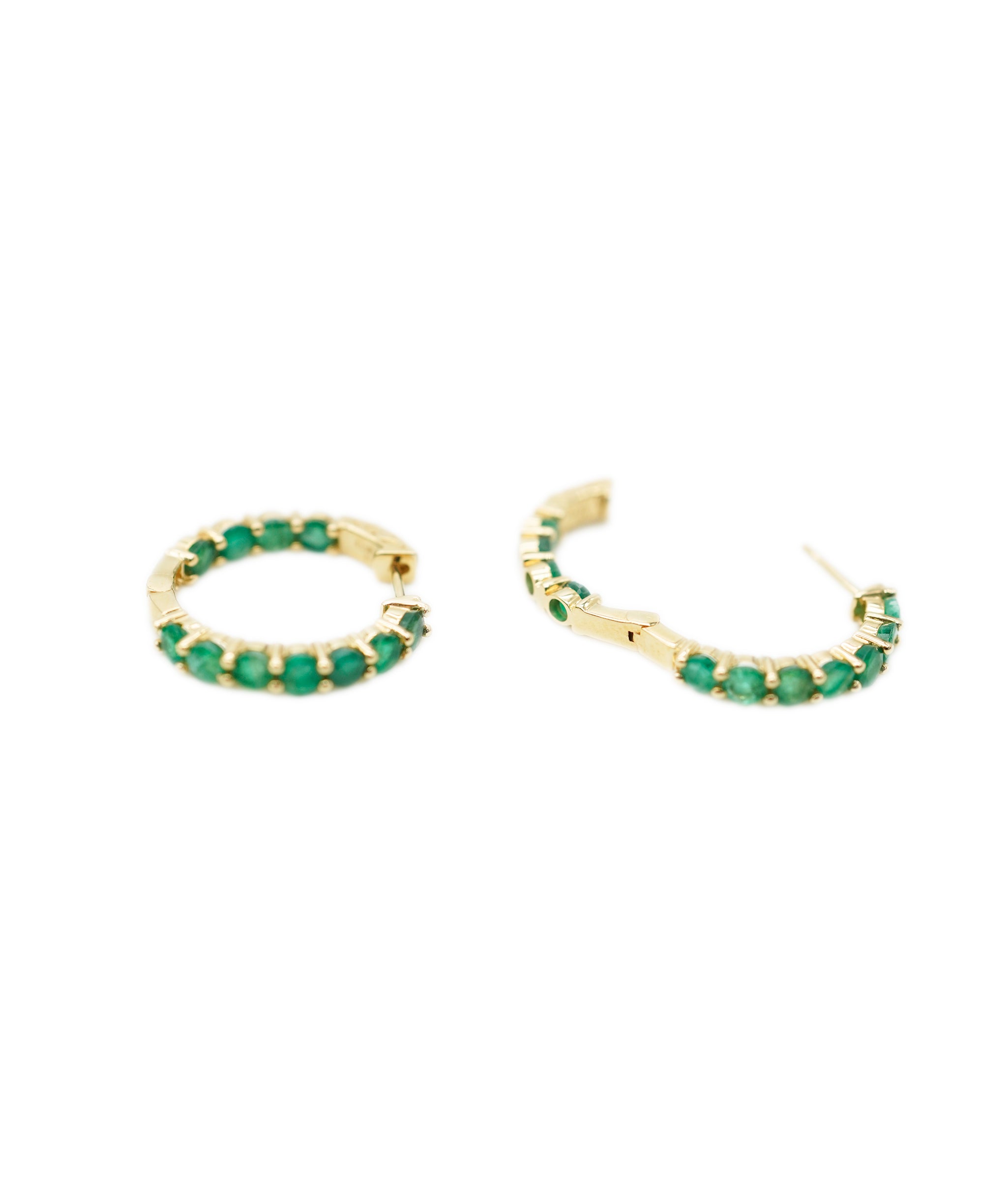 Emerald Earring  Hoop YG DXBV0011