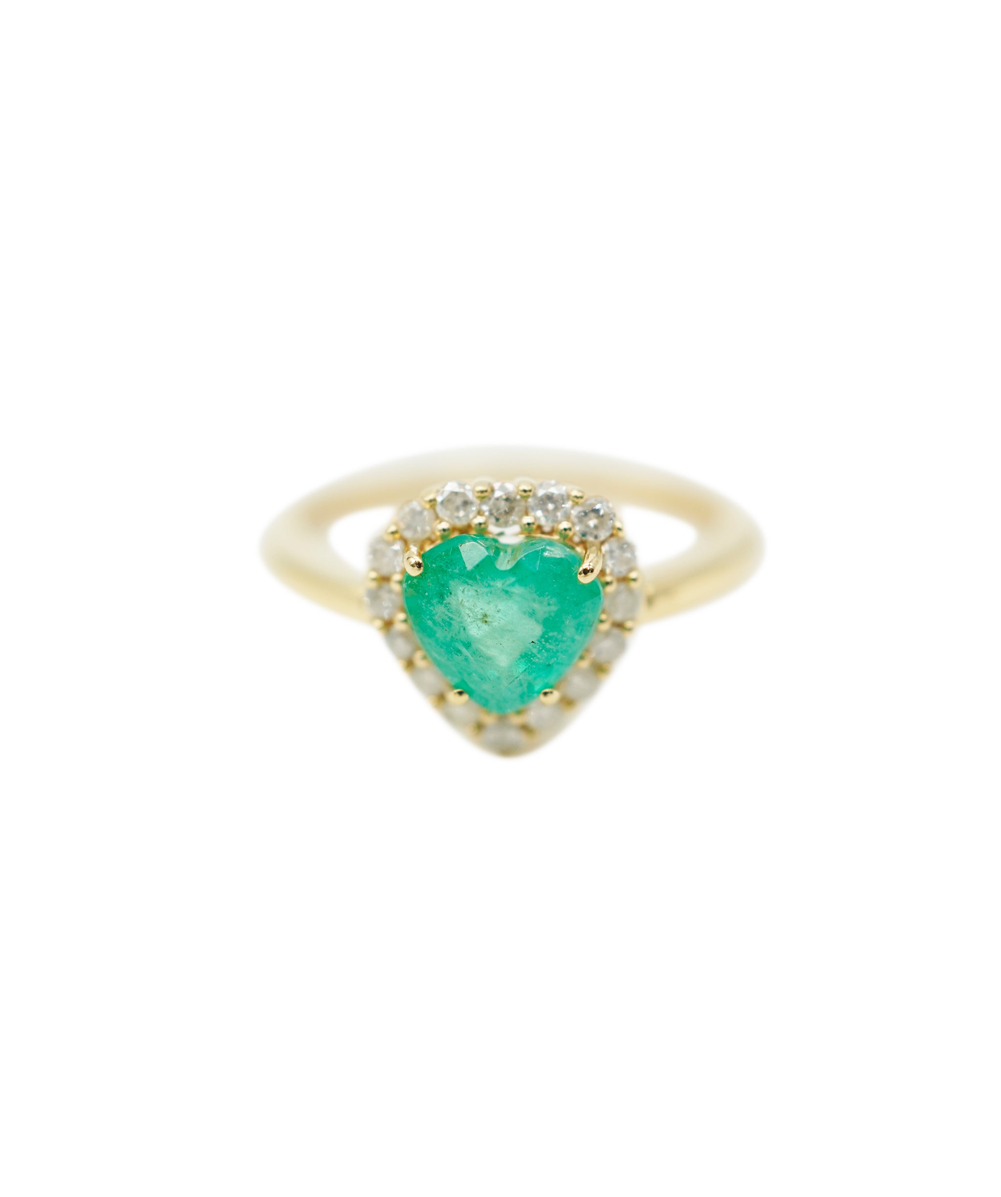 Emerald H/S Dia Ring YG DXBV0015